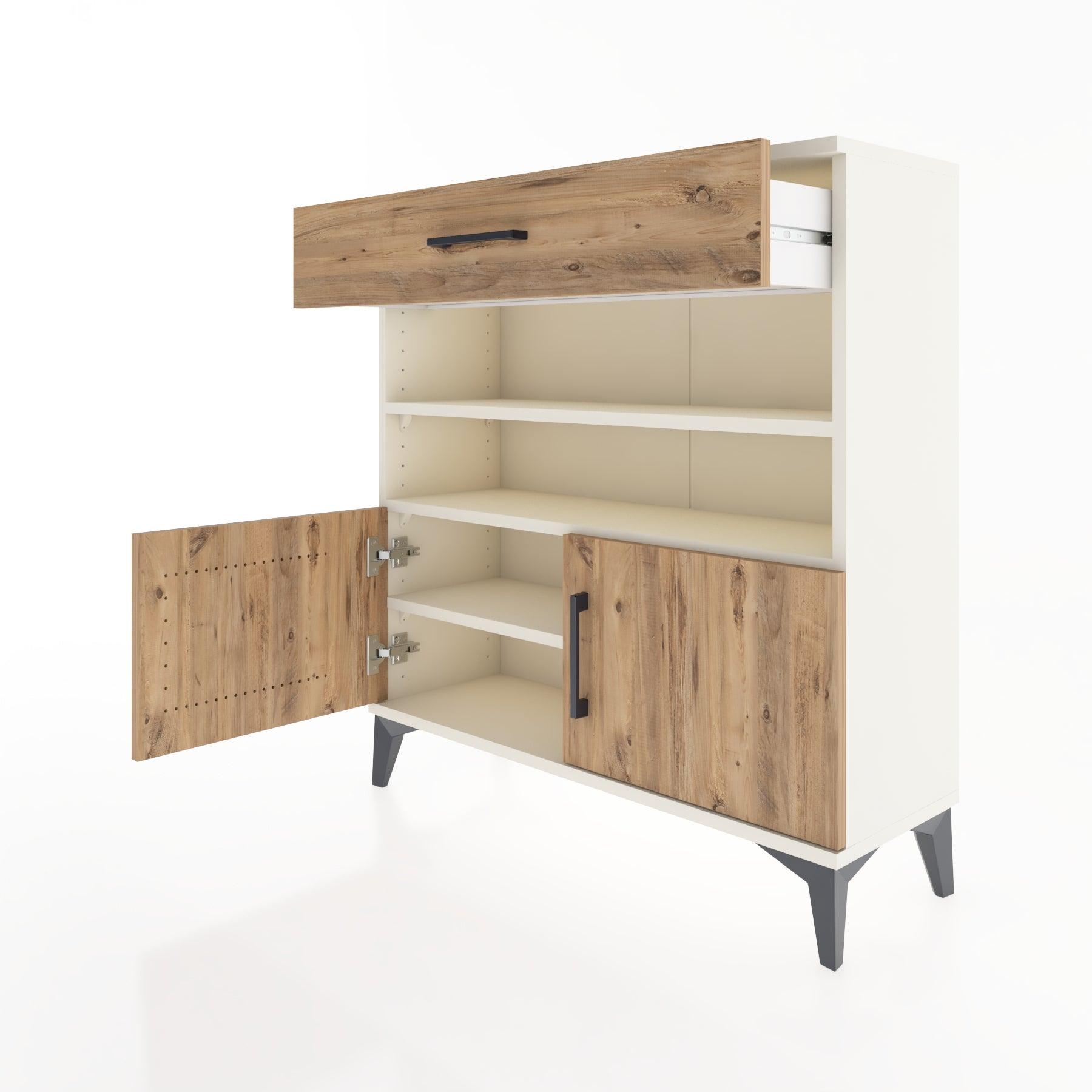 Woodntry Modular Dresser Moonstone 88x30x84 cm Functional F26-1