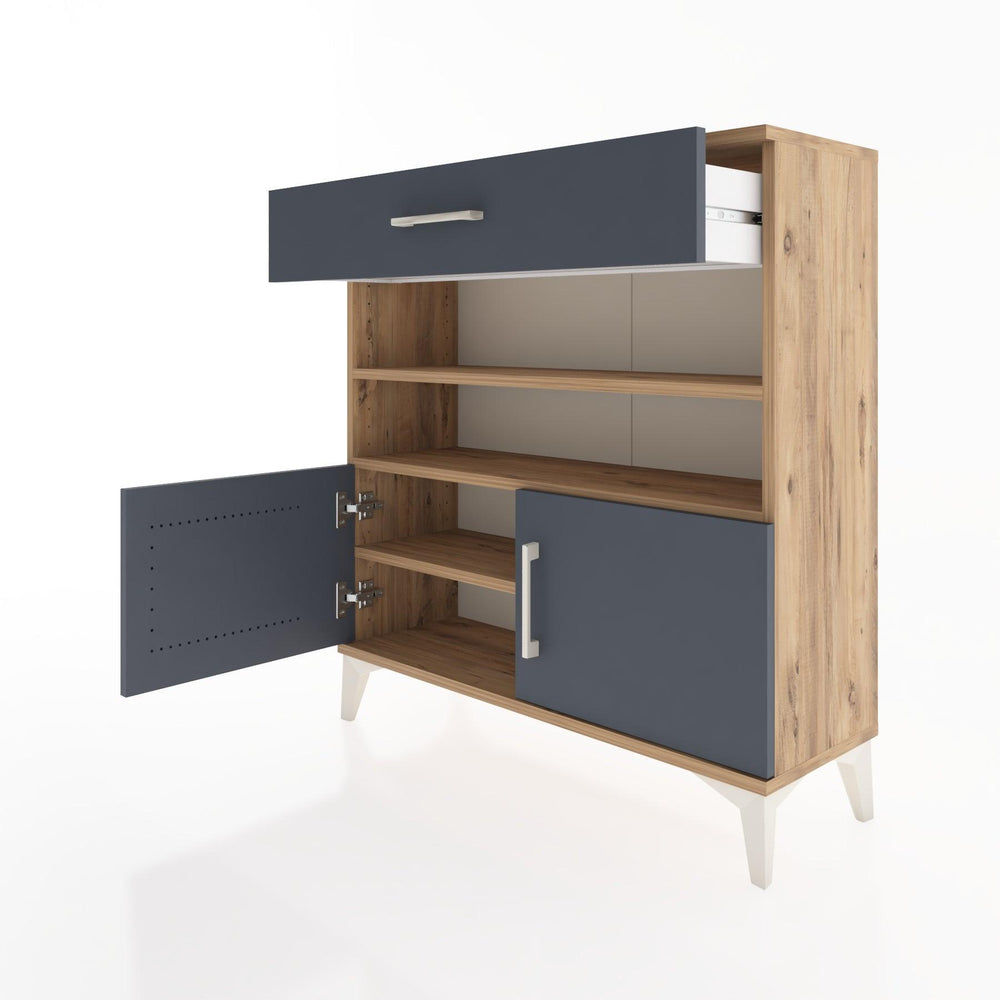 Woodntry Modüler Şifonyer Çam 88x30x84 cm Fonksiyonel F26-3