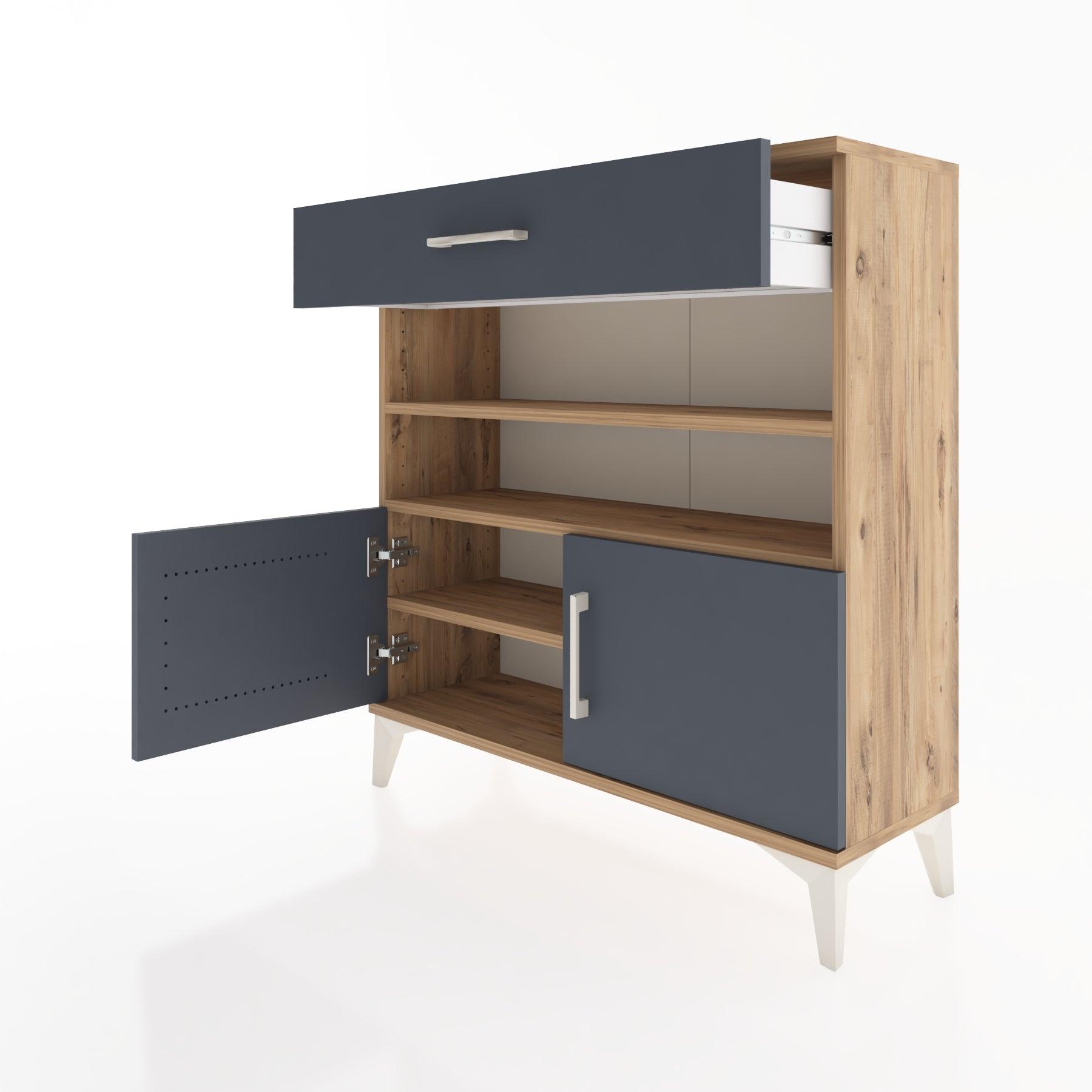 Woodntry Modular Dresser Pine 88x30x84 cm Functional F26-3