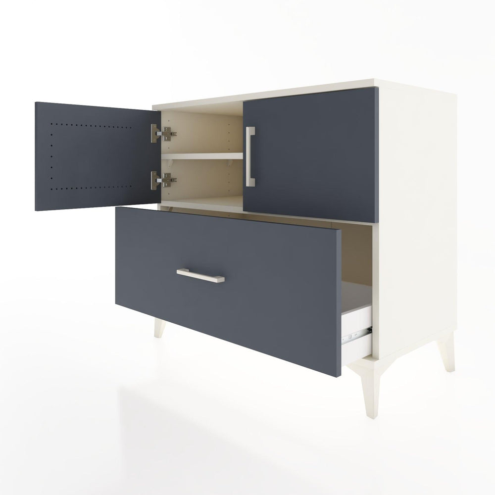 Woodntry Modular Dresser Moonstone 88x44x68 cm with Cover and Drawer KC27-1