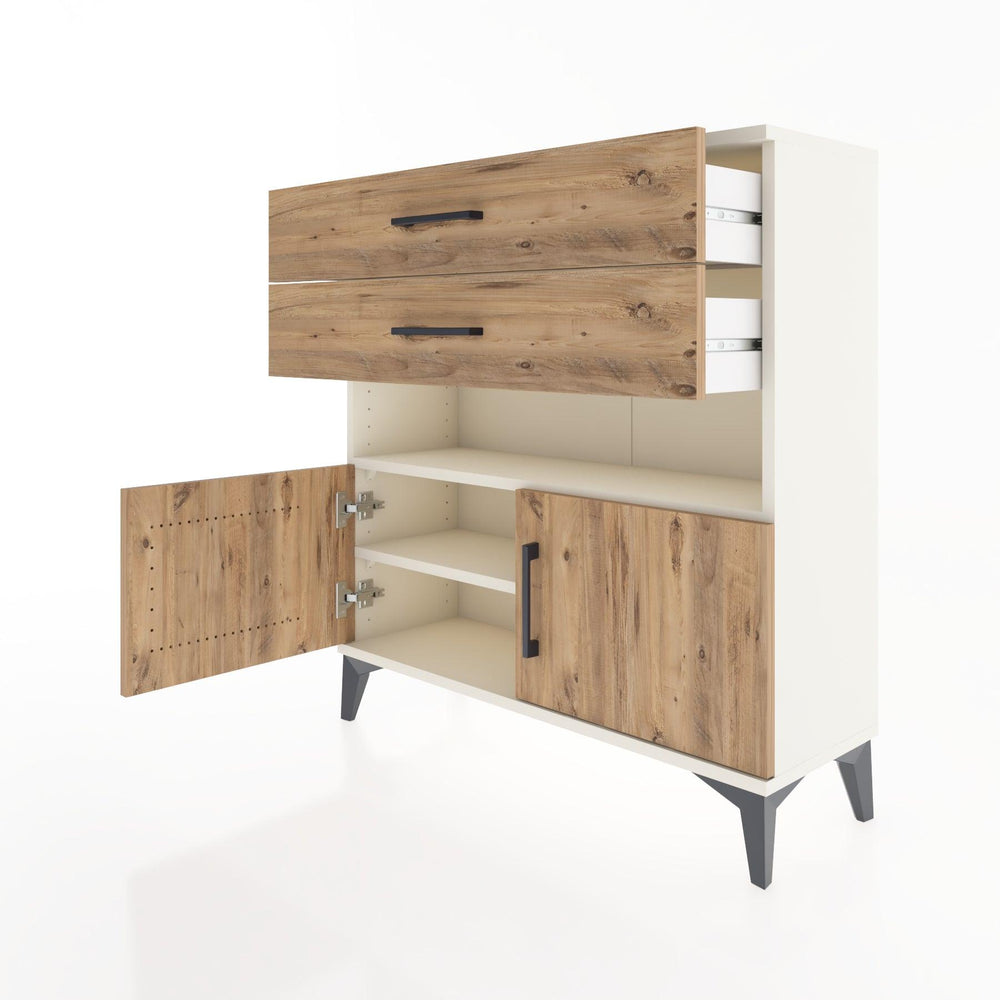 Woodntry Modüler Şifonyer Aytaşı 88x30x84 cm Fonksiyonel F27-1