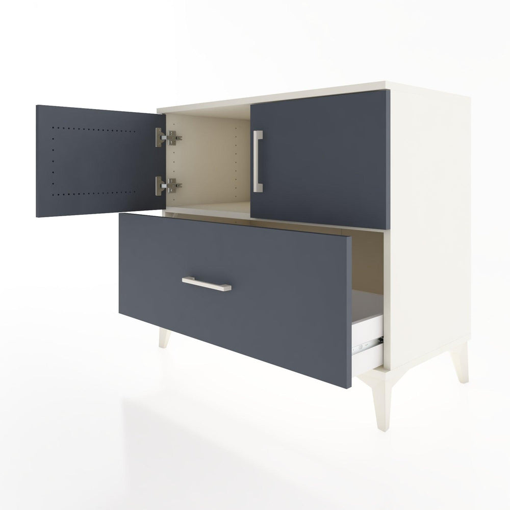 Woodntry Modular Dresser Moonstone 88x44x68 cm with Cover and Drawer KC28-1