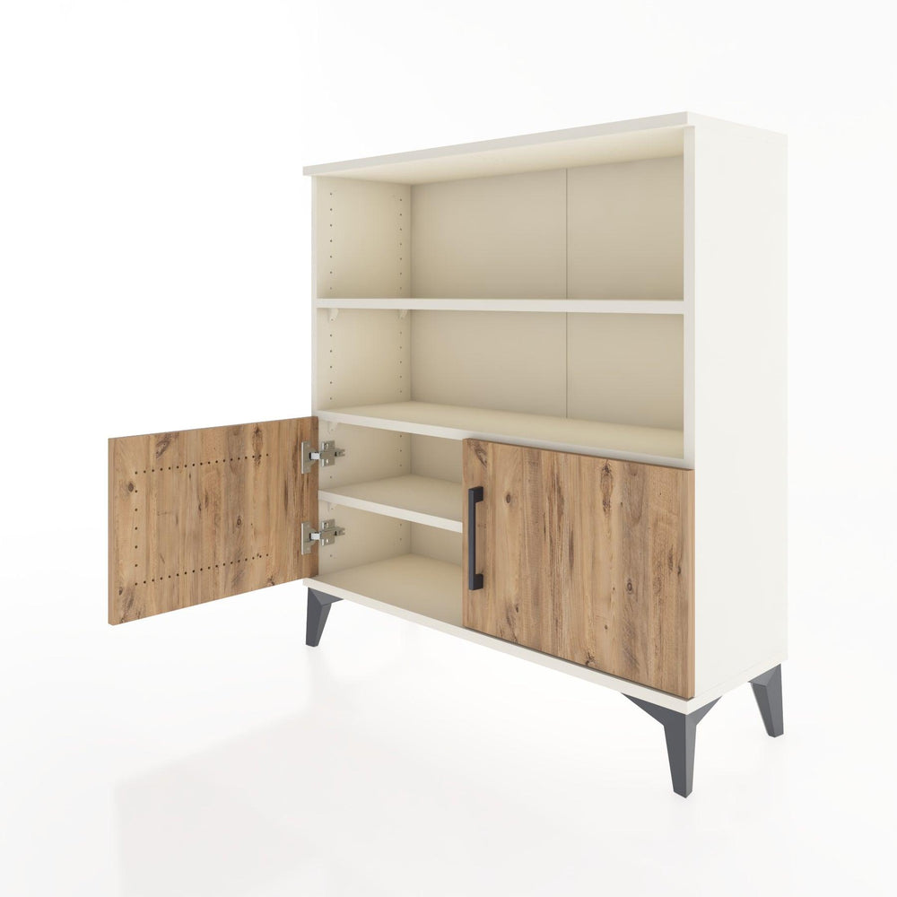 Woodntry Modüler Şifonyer Aytaşı 88x30x84 cm Kapaklı ve Raflı KR28-1