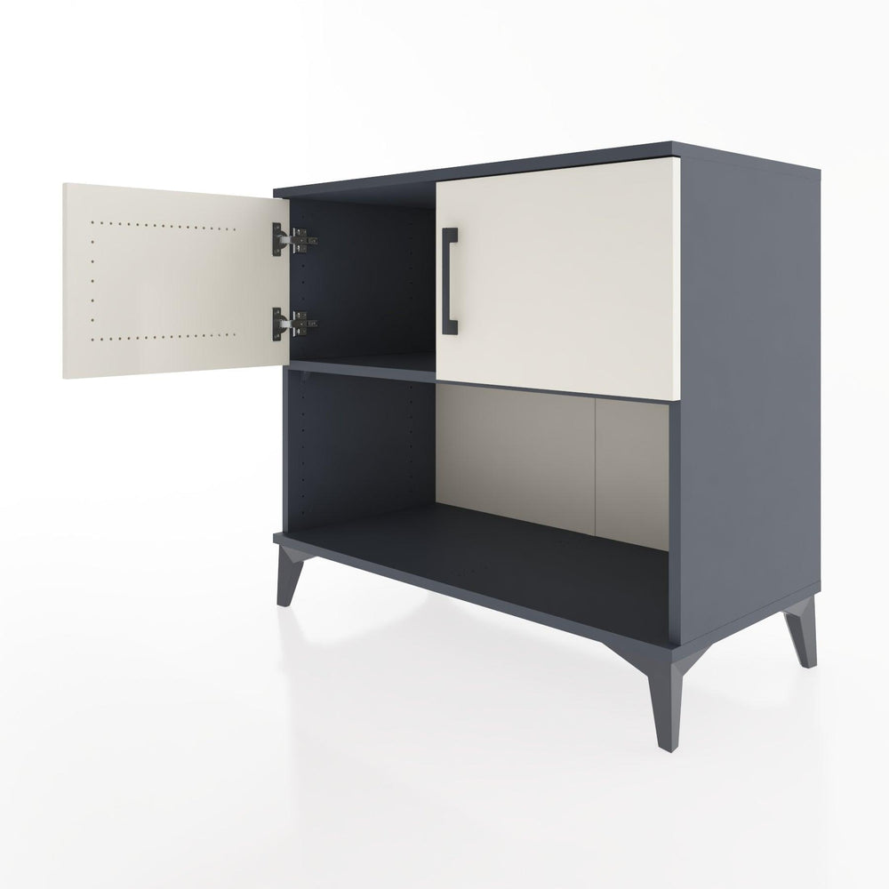 Woodntry Modular Dresser Anthracite 88x44x68 cm with Cover and Shelf KR30-2