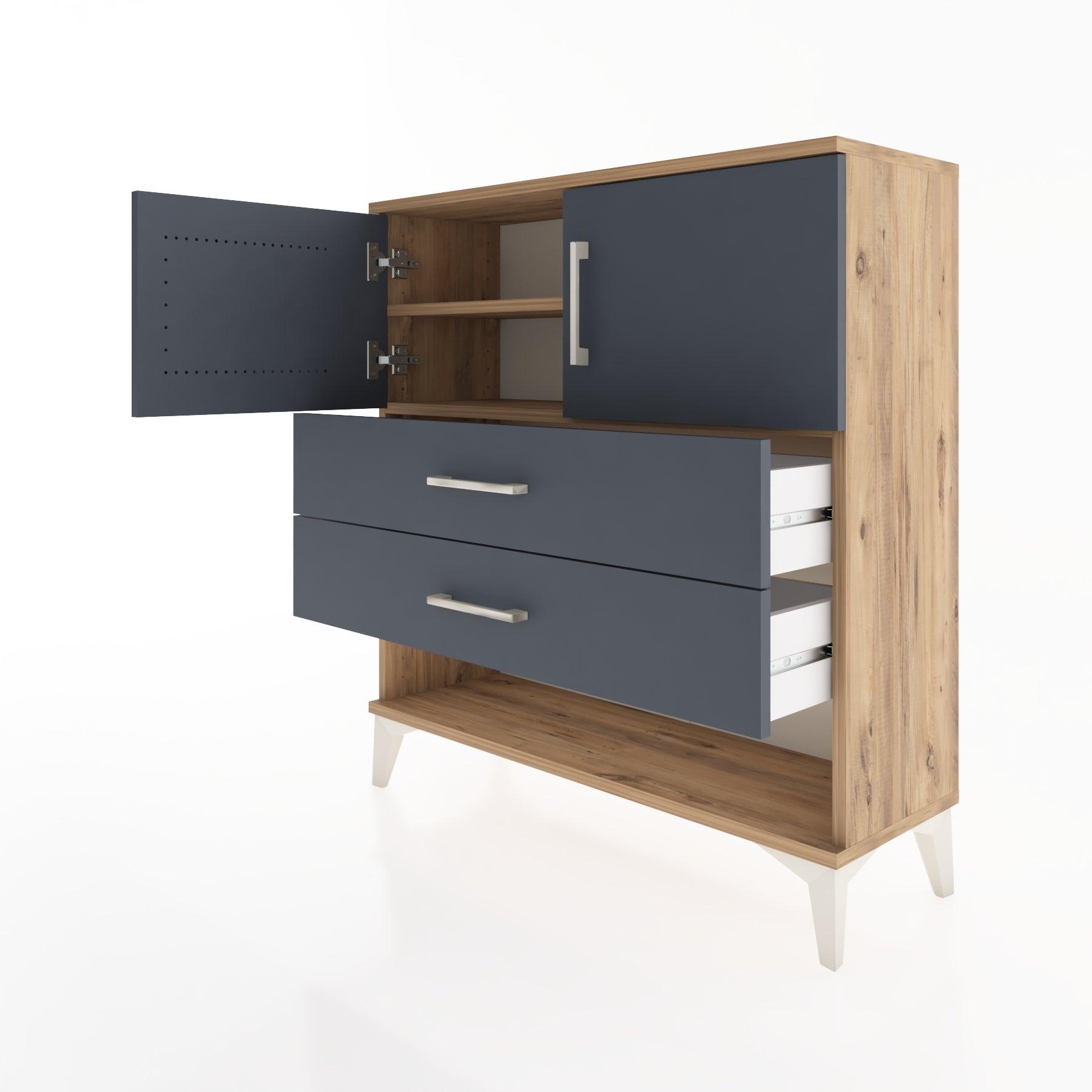 Woodntry Modular Dresser Pine 88x30x84 cm Functional F30-3