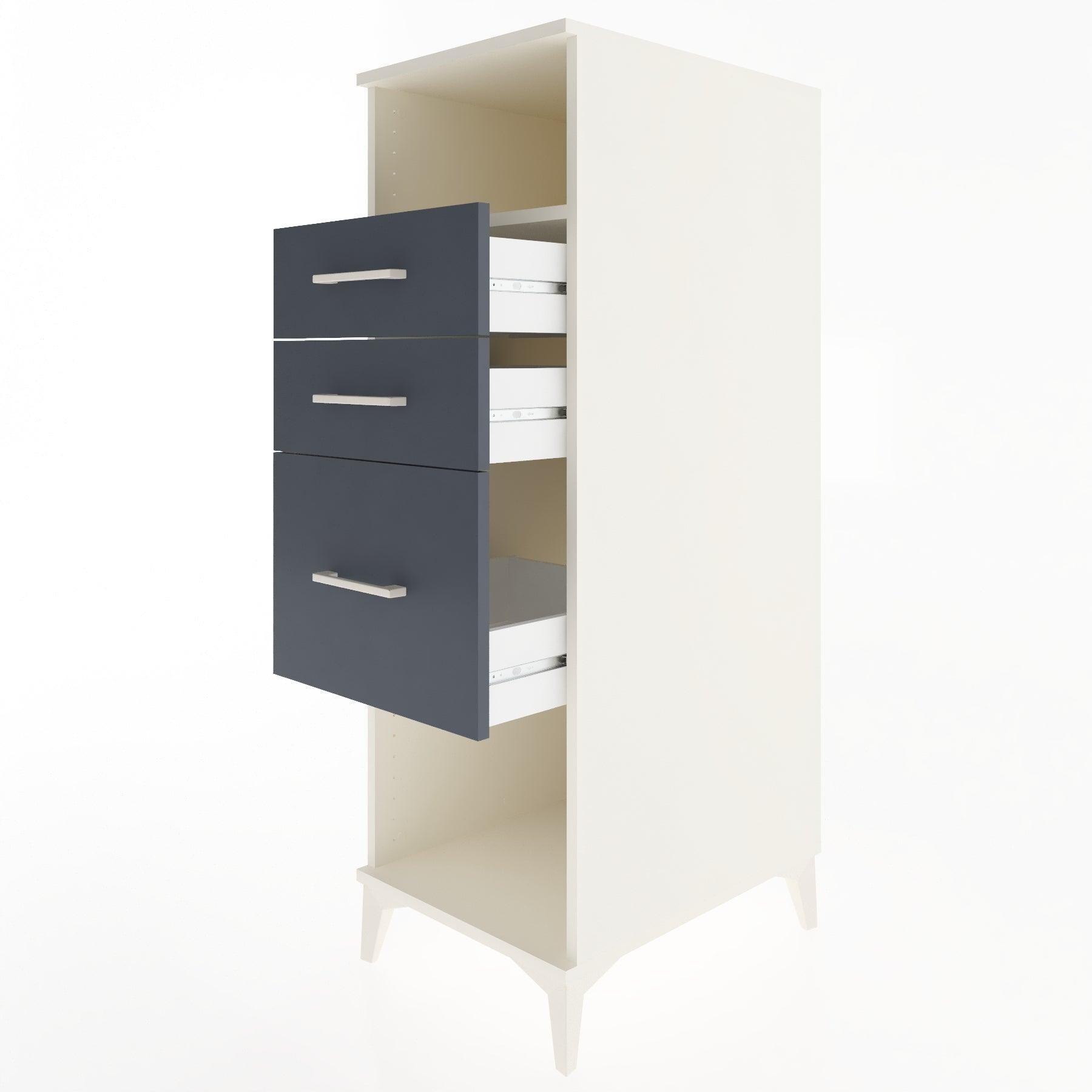 Woodntry Modular Cabinet Moonstone 44x30x122 cm with Drawers and Shelves CR31-1