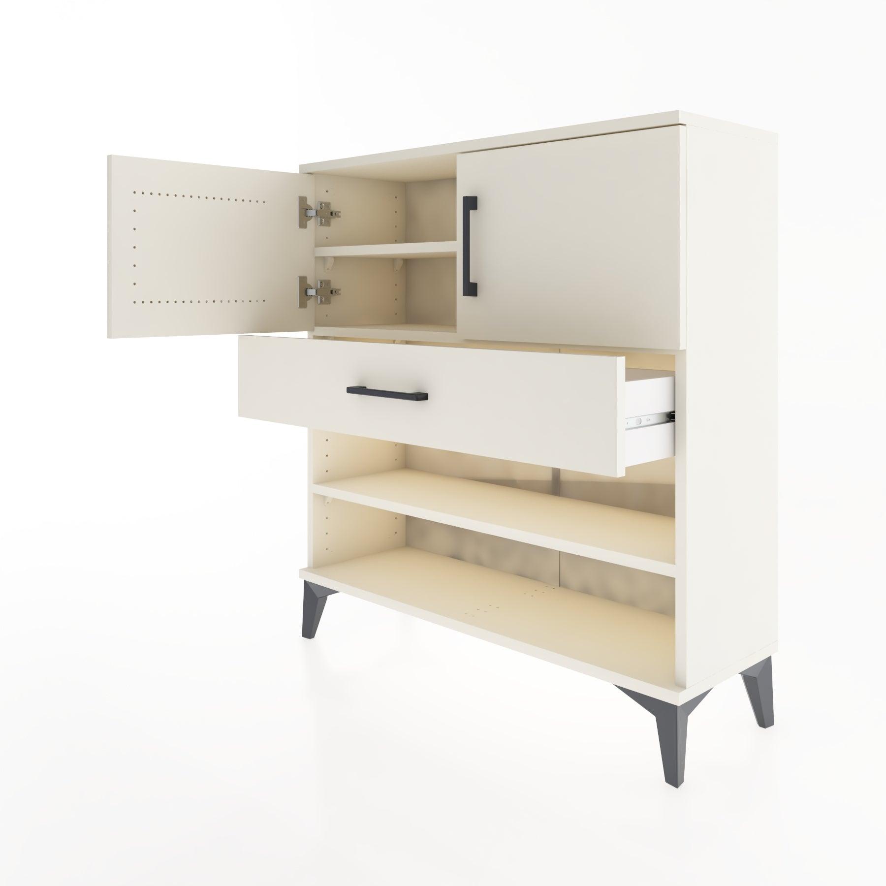 Woodntry Modular Dresser Moonstone 88x30x84 cm Functional F31-1