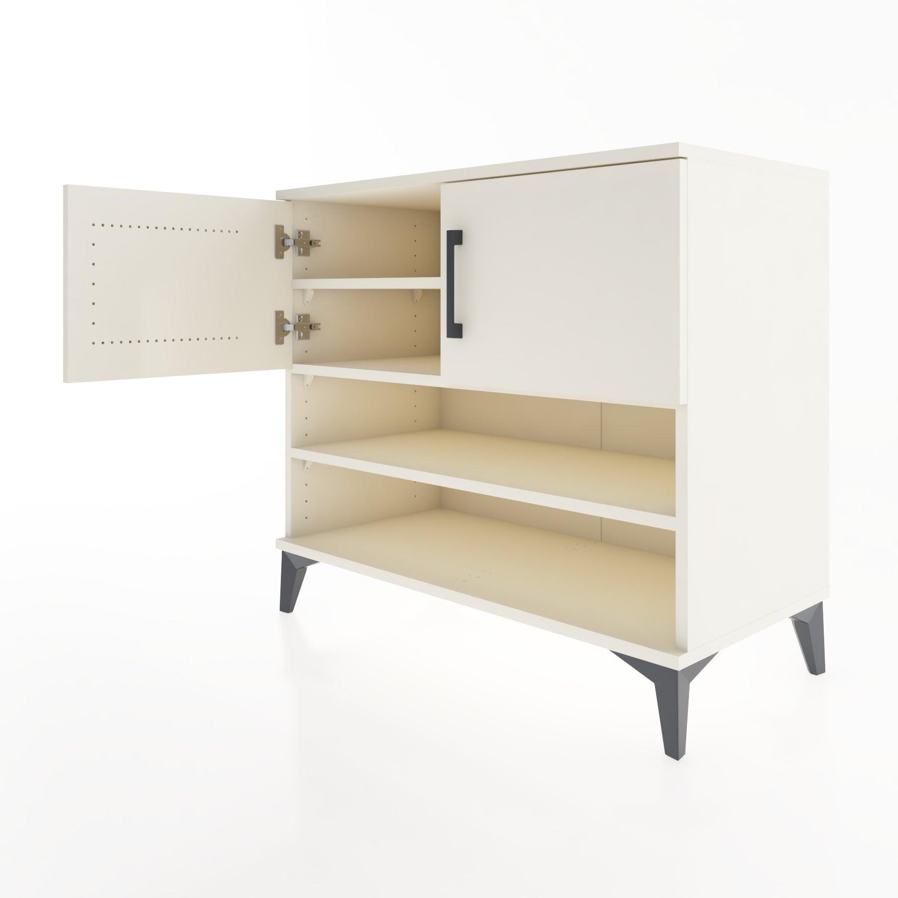 Woodntry Modüler Şifonyer Aytaşı 88x44x68 cm Kapaklı ve Raflı KR31-1