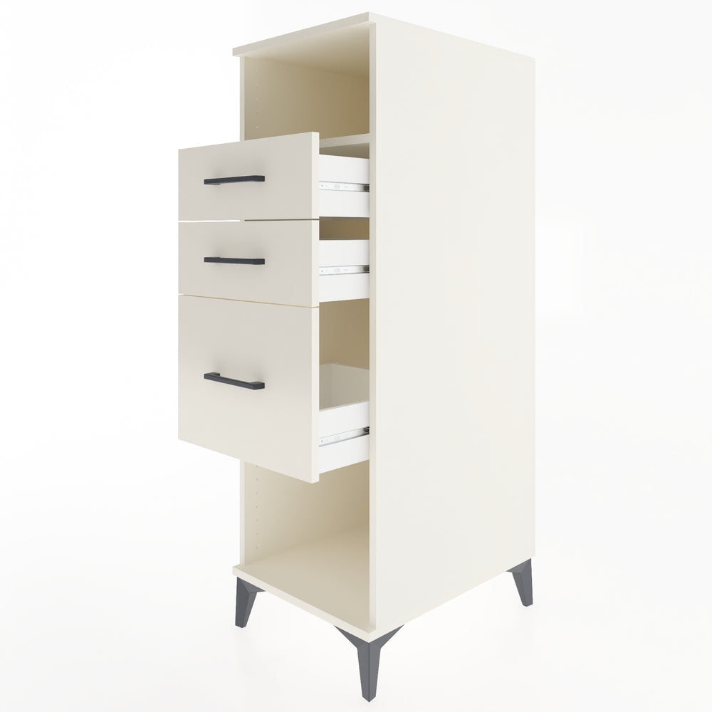 Woodntry Modüler Dolap Aytaşı 44x59x122 cm Çekmeceli ve Raflı CR31-1