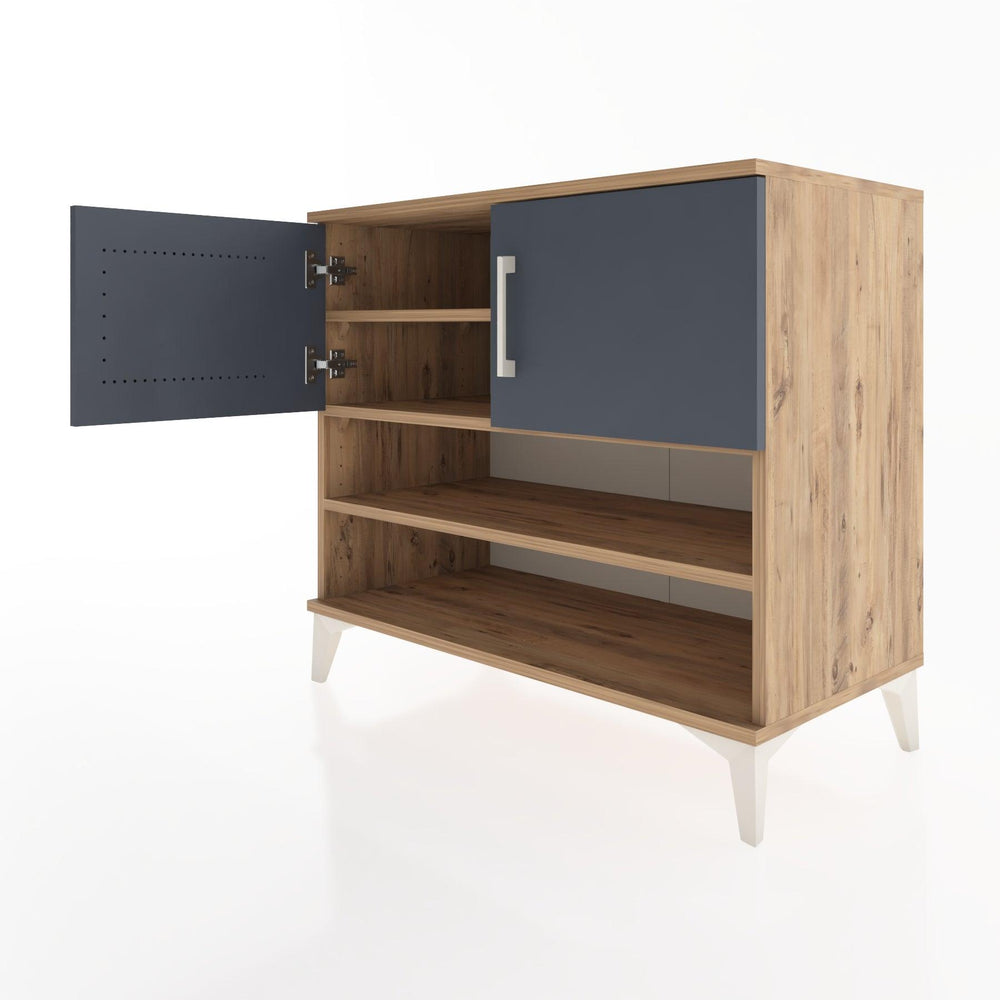 Woodntry Modüler Şifonyer Çam 88x44x68 cm Kapaklı ve Raflı KR31-3