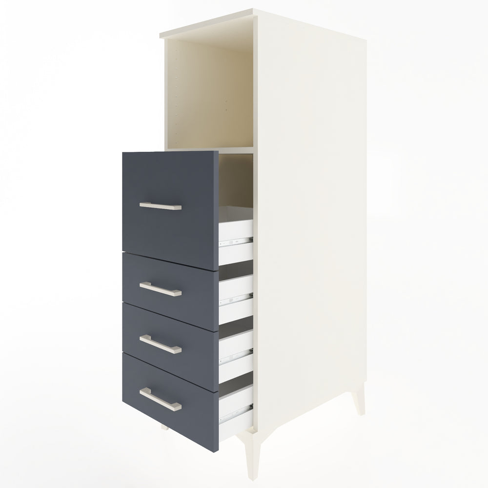 Woodntry Modular Cabinet Moonstone 44x59x122 cm with Drawers and Shelves CR82-1