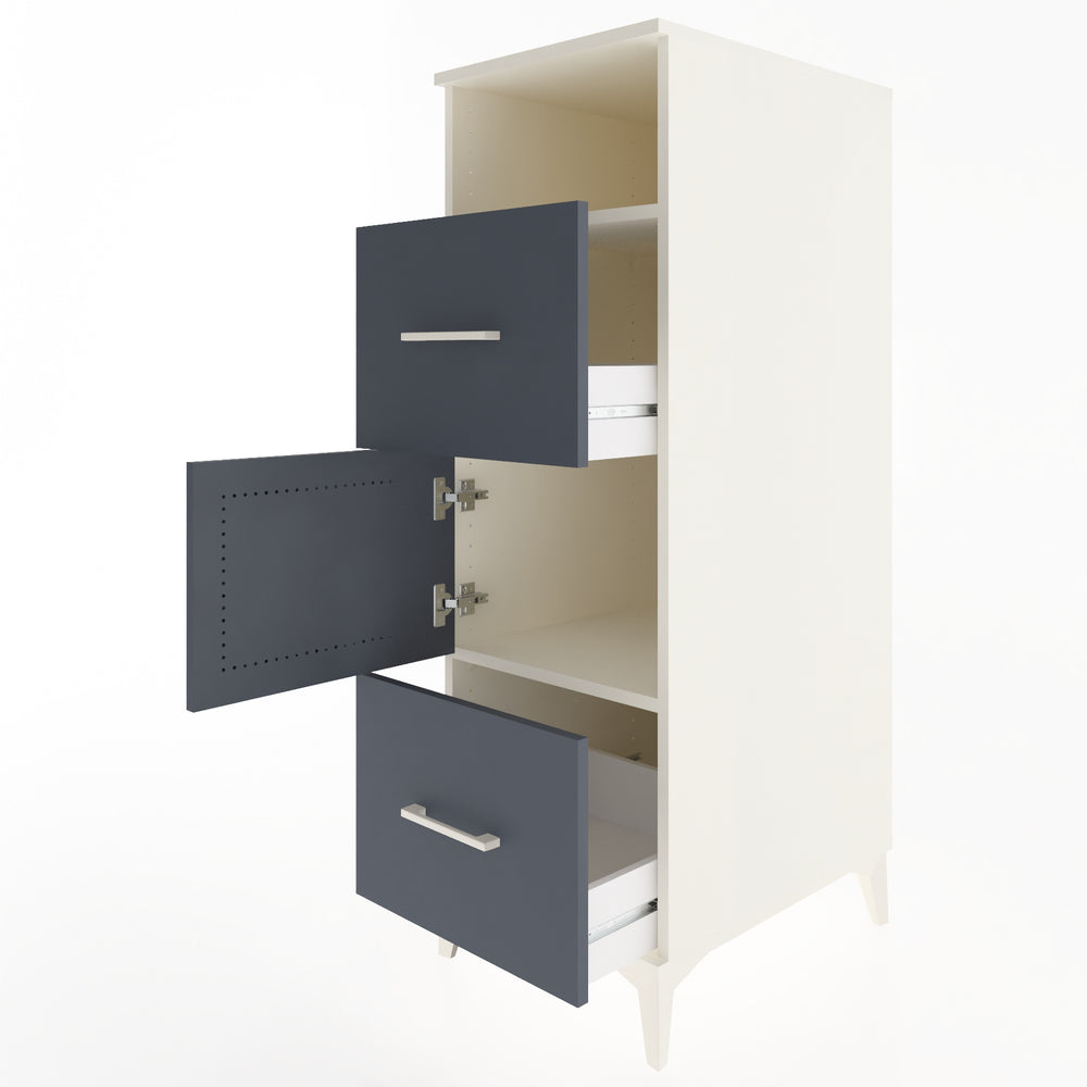 Woodntry Modüler Dolap Aytaşı 44x59x122 cm Fonksiyonel F32-1