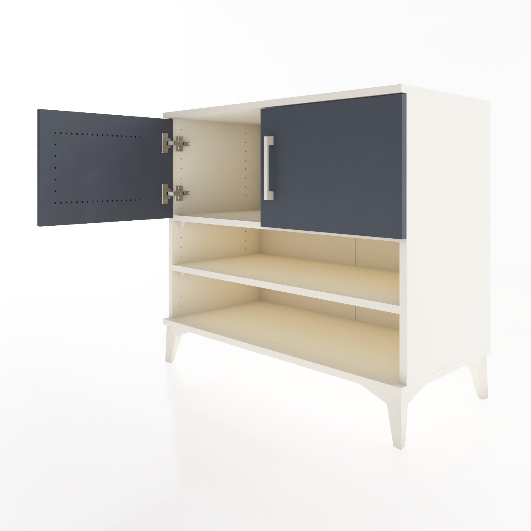 Woodntry Modüler Şifonyer Aytaşı 88x44x68 cm Kapaklı ve Raflı KR32-1