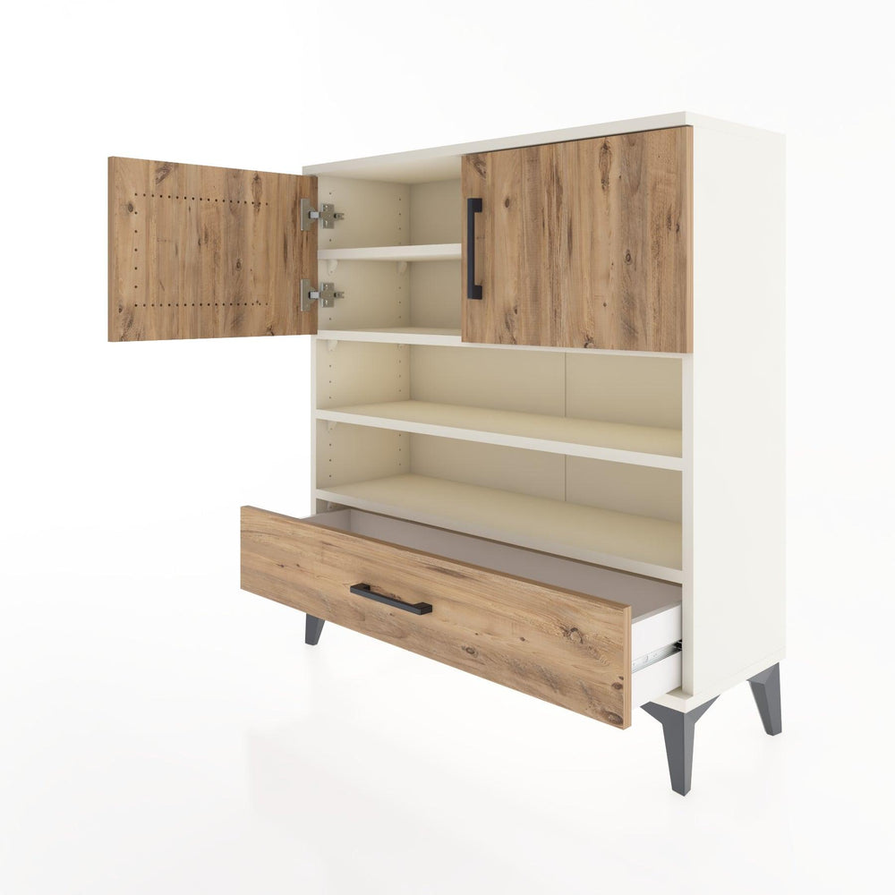 Woodntry Modüler Şifonyer Aytaşı 88x30x84 cm Fonksiyonel F32-1