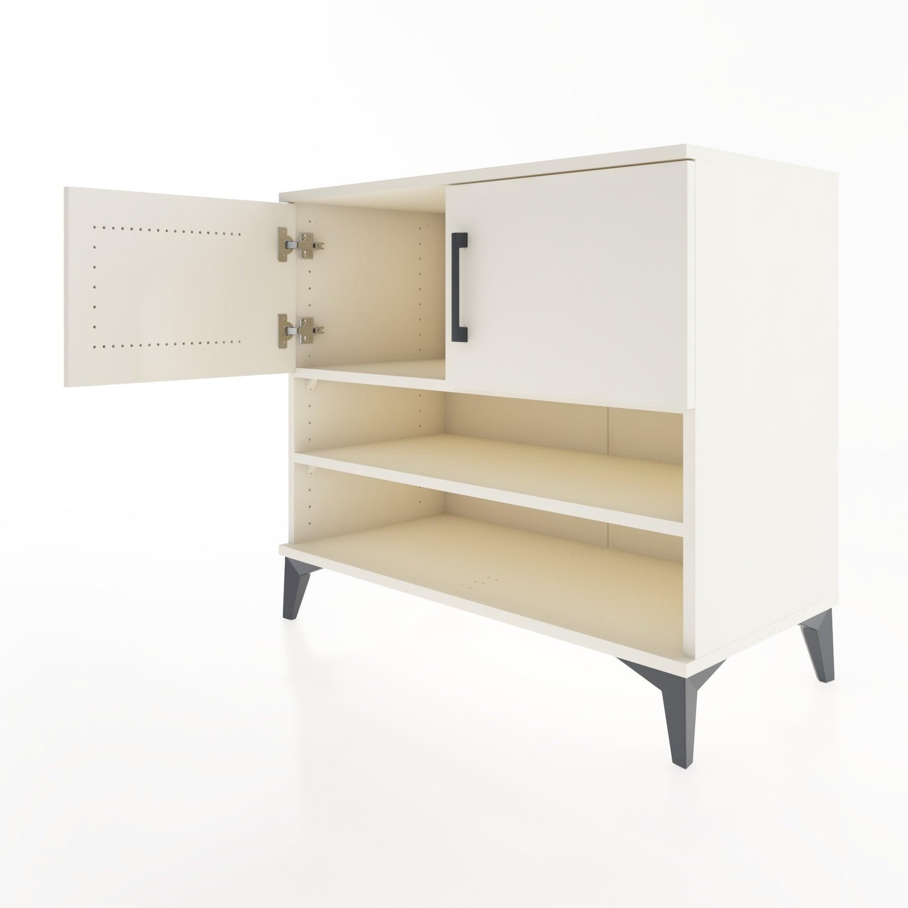 Woodntry Modüler Şifonyer Aytaşı 88x44x68 cm Kapaklı ve Raflı KR32-1