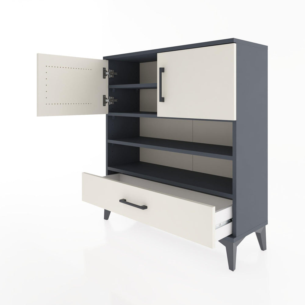 Woodntry Modular Dresser Anthracite 88x30x84 cm Functional F32-2