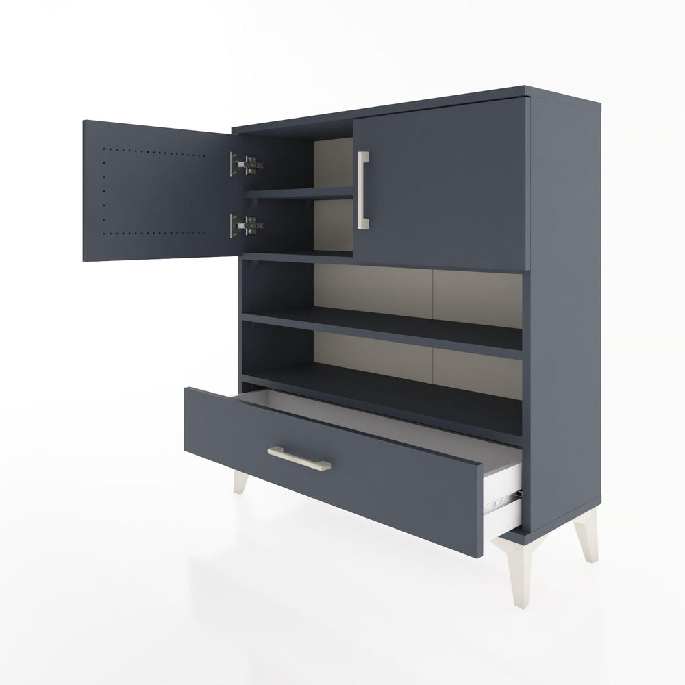 Woodntry Modular Dresser Anthracite 88x30x84 cm Functional F32-2