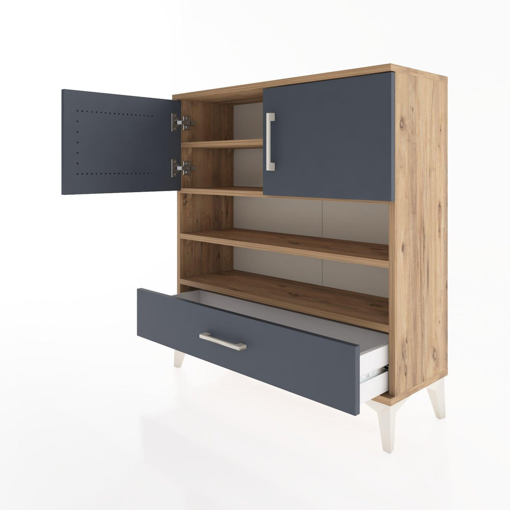 Woodntry Modüler Şifonyer Çam 88x30x84 cm Fonksiyonel F32-3