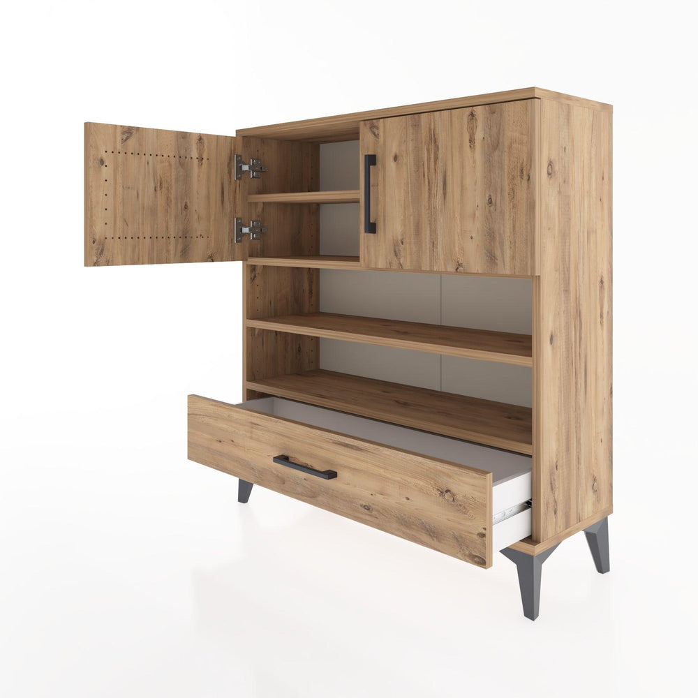 Woodntry Modüler Şifonyer Çam 88x30x84 cm Fonksiyonel F32-3