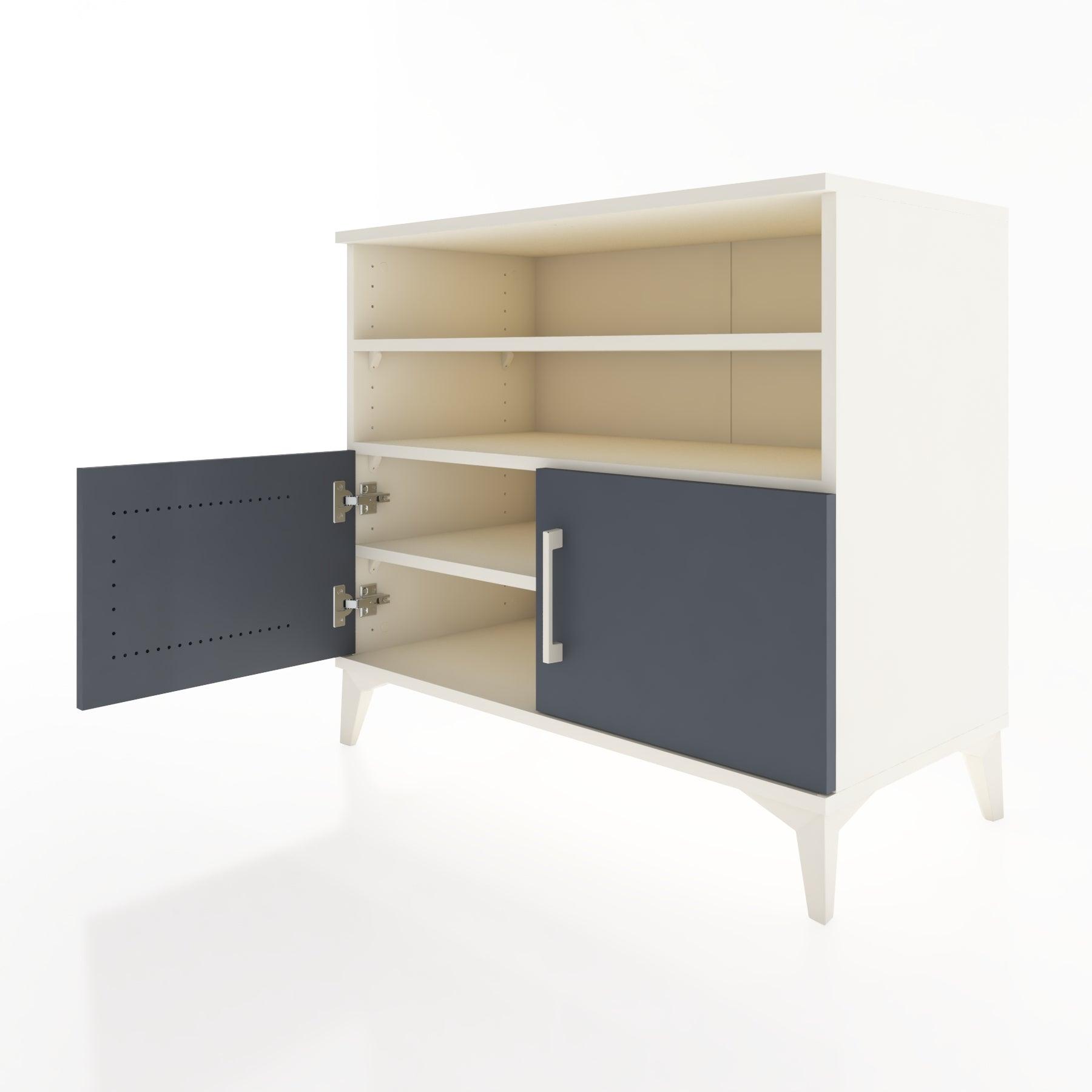 Woodntry Modüler Şifonyer Aytaşı 88x44x68 cm Kapaklı ve Raflı KR33-1