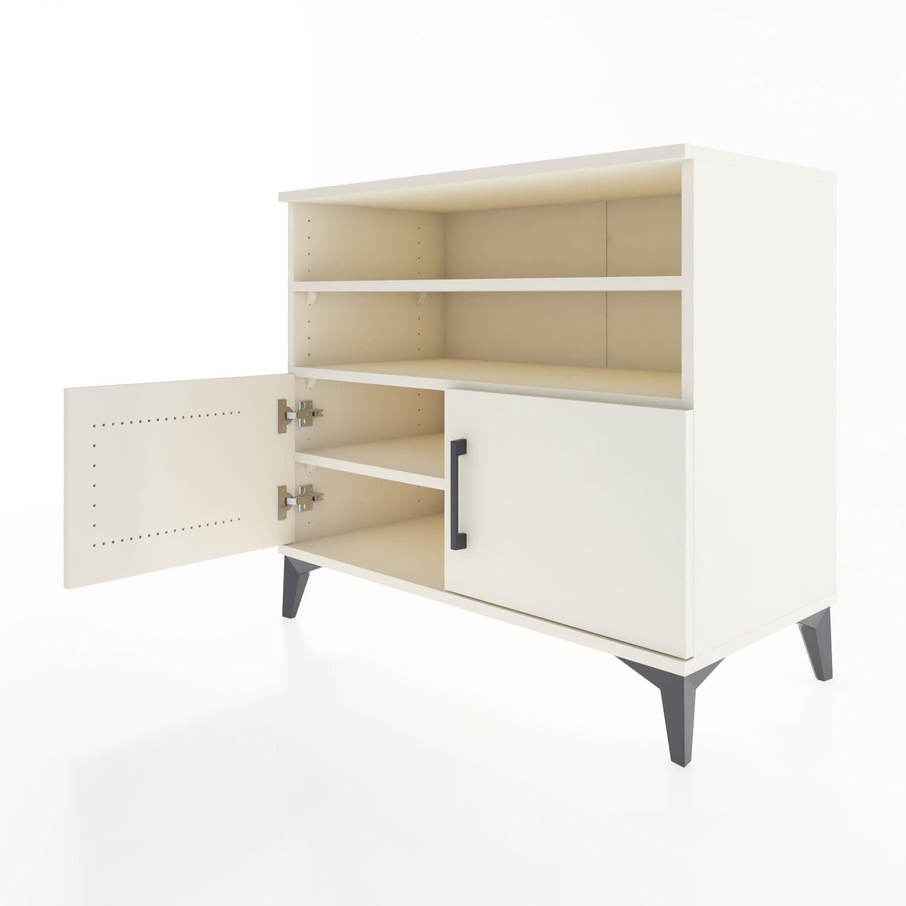 Woodntry Modüler Şifonyer Aytaşı 88x44x68 cm Kapaklı ve Raflı KR33-1