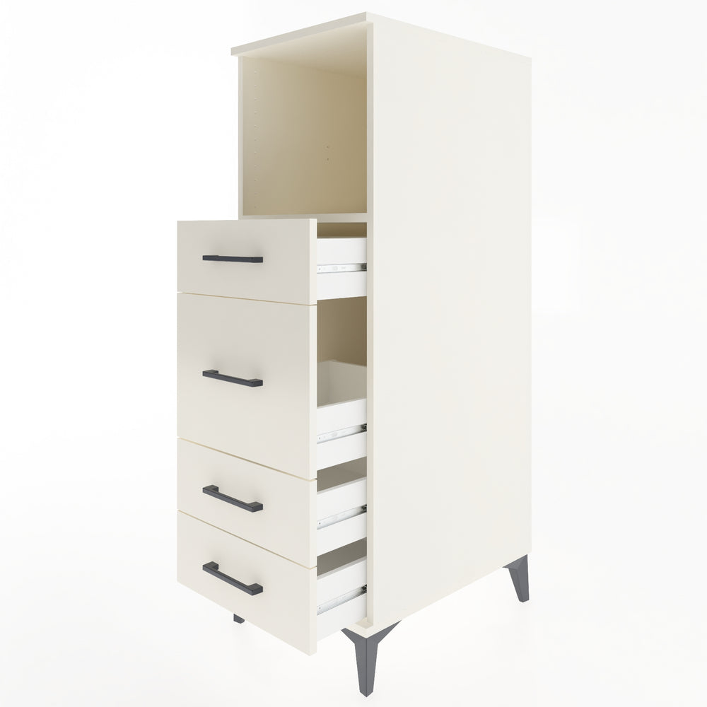 Woodntry Modular Cabinet Moonstone 44x59x122 cm with Drawers and Shelves CR83-1