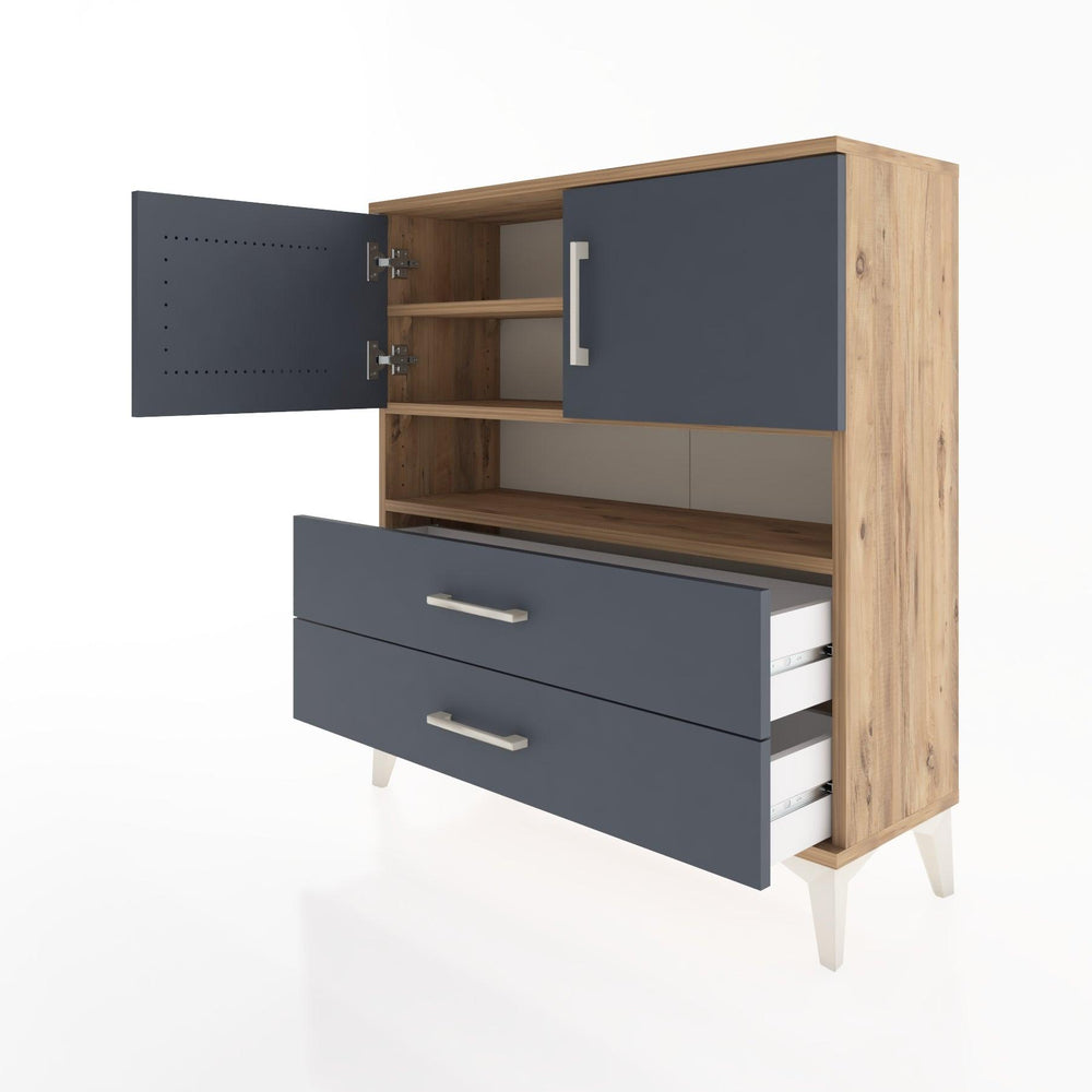 Woodntry Modüler Şifonyer Çam 88x30x84 cm Fonksiyonel F33-3