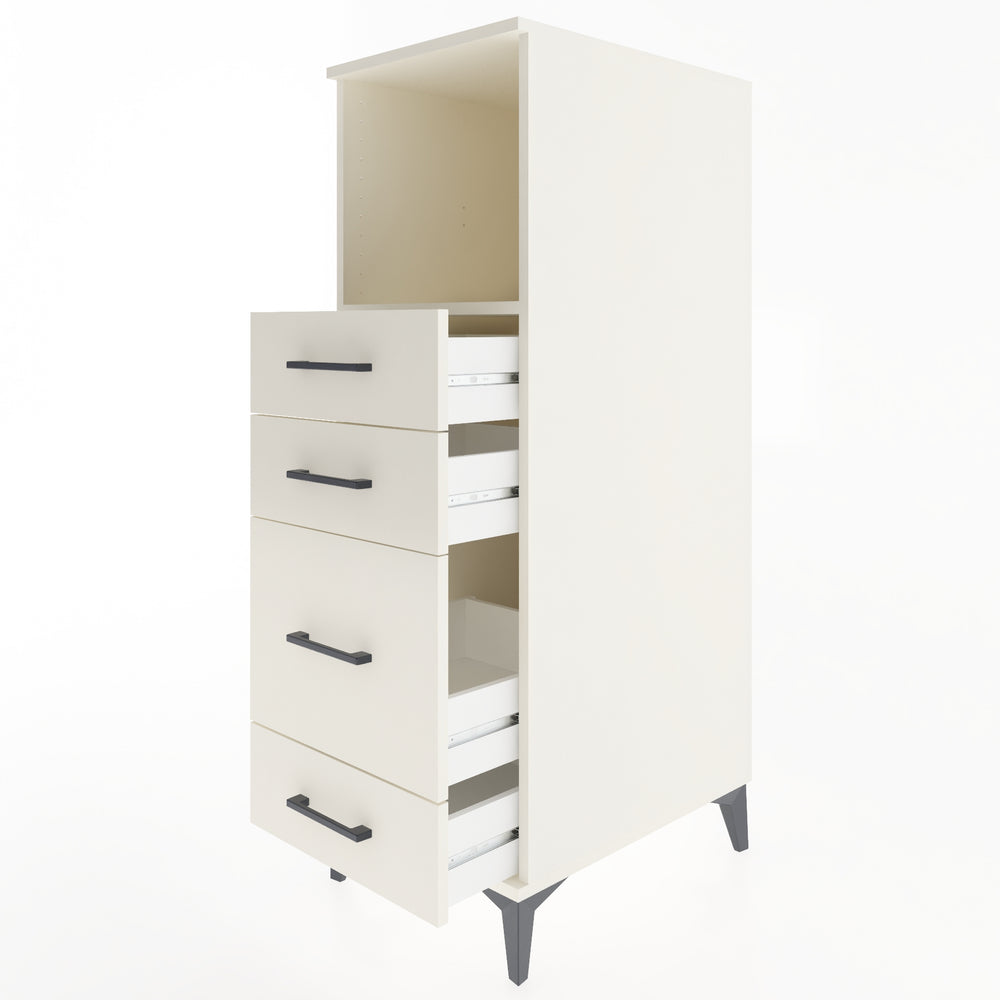 Woodntry Modular Cabinet Moonstone 44x59x122 cm with Drawers and Shelves CR84-1