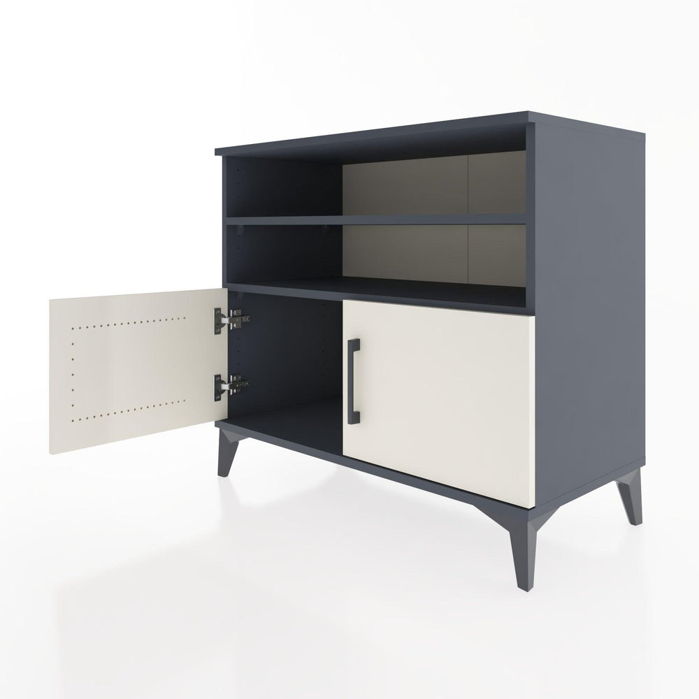 Woodntry Modular Dresser Anthracite 88x44x68 cm with Cover and Shelf KR34-2
