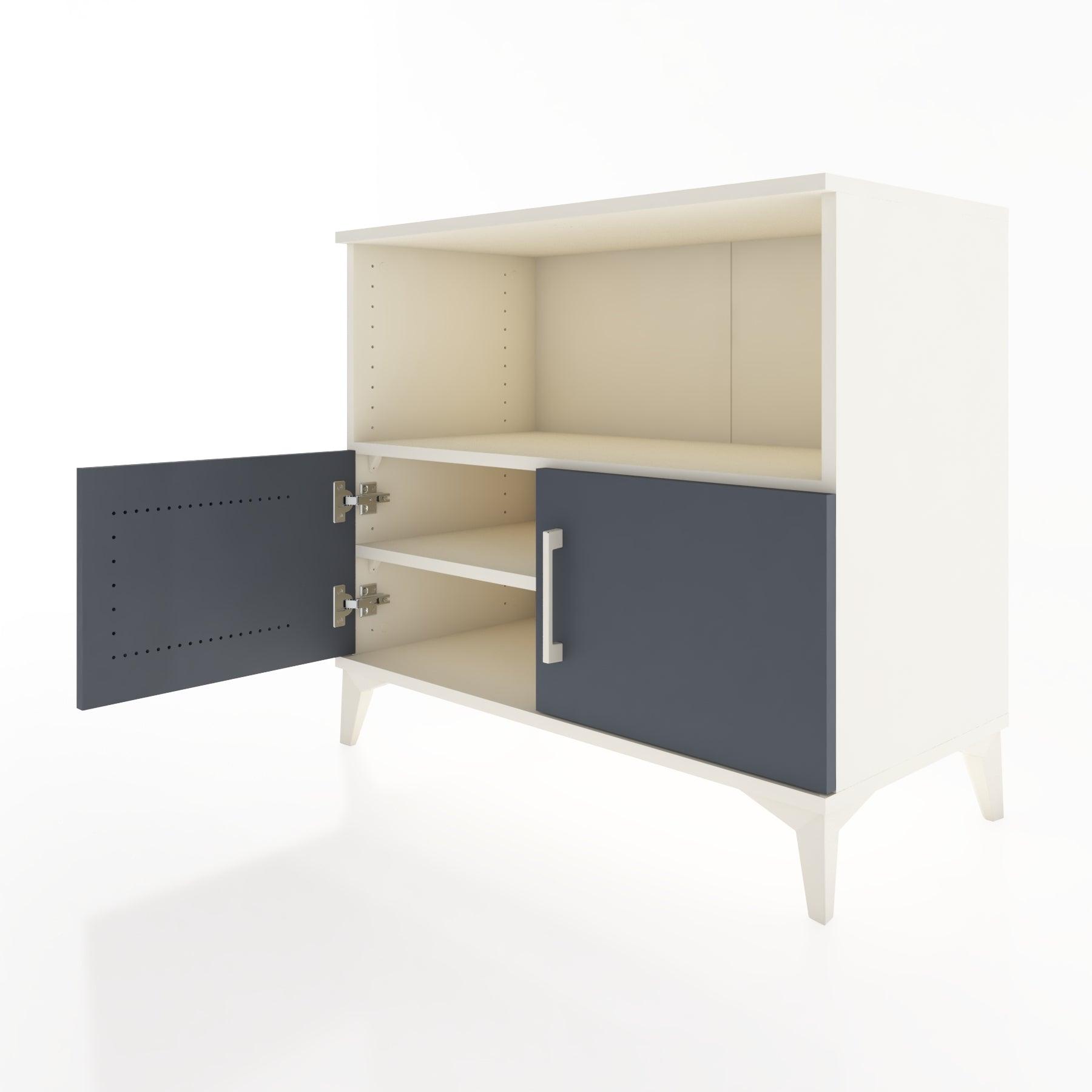 Woodntry Modüler Şifonyer Aytaşı 88x44x68 cm Kapaklı ve Raflı KR35-1