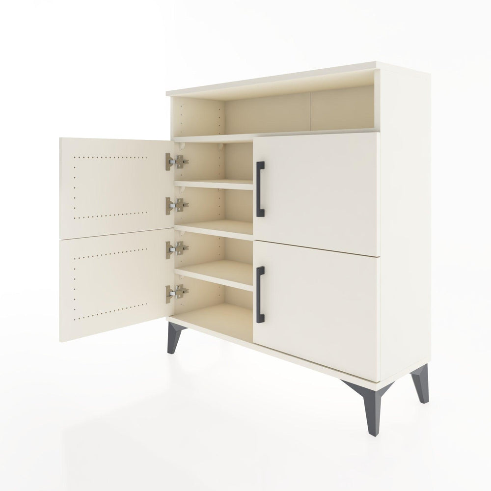 Woodntry Modüler Şifonyer Aytaşı 88x30x84 cm Kapaklı ve Raflı KR35-1