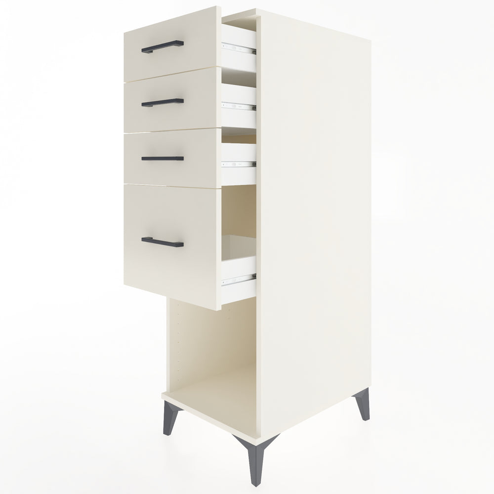 Woodntry Modular Cabinet Moonstone 44x59x122 cm with Drawers and Shelves CR85-1