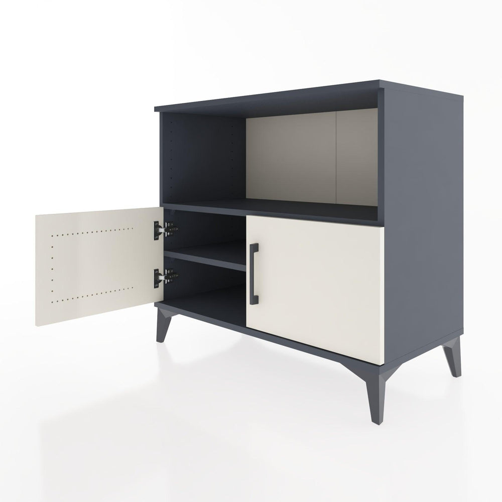 Woodntry Modular Dresser Anthracite 88x44x68 cm with Cover and Shelf KR35-2