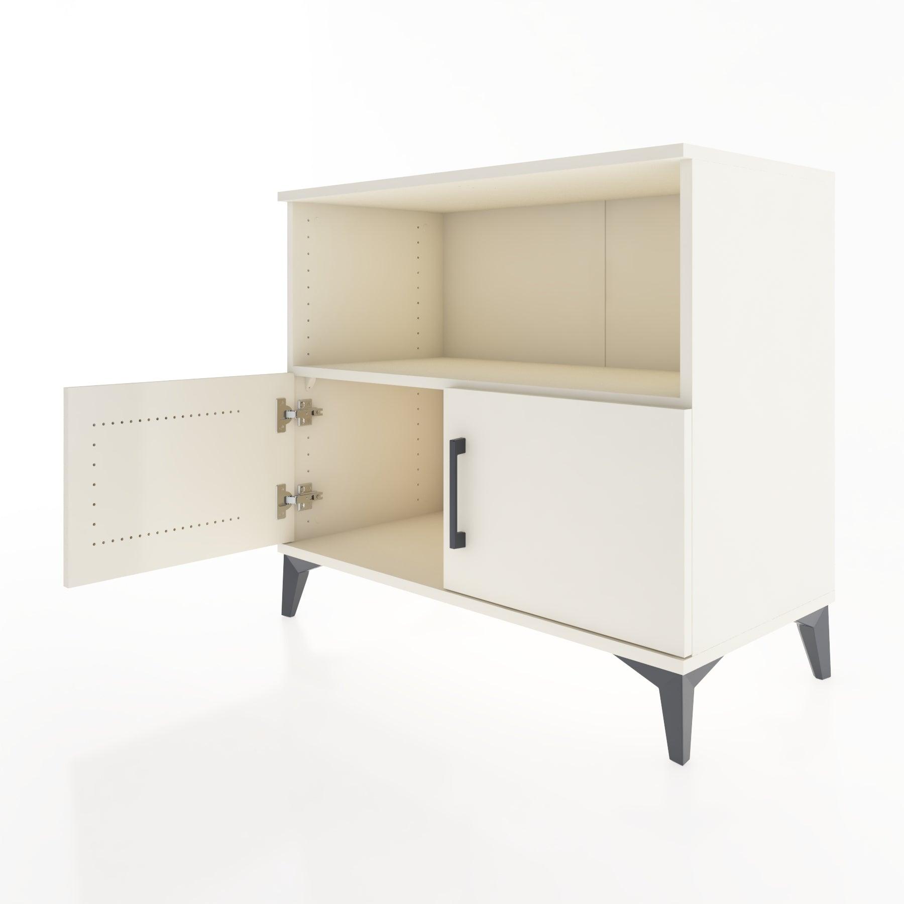 Woodntry Modüler Şifonyer Aytaşı 88x44x68 cm Kapaklı ve Raflı KR36-1