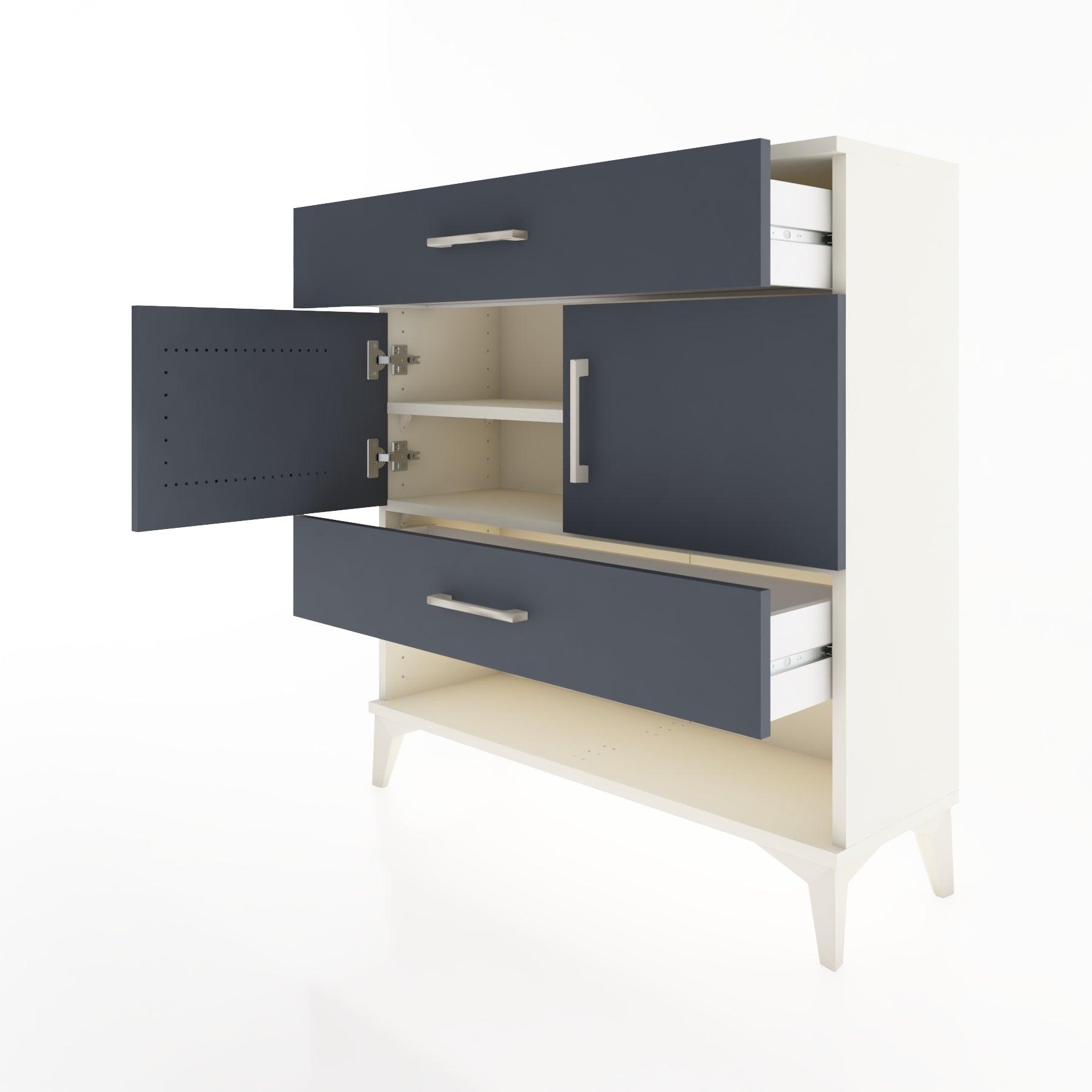 Woodntry Modular Dresser Moonstone 88x30x84 cm Functional F38-1