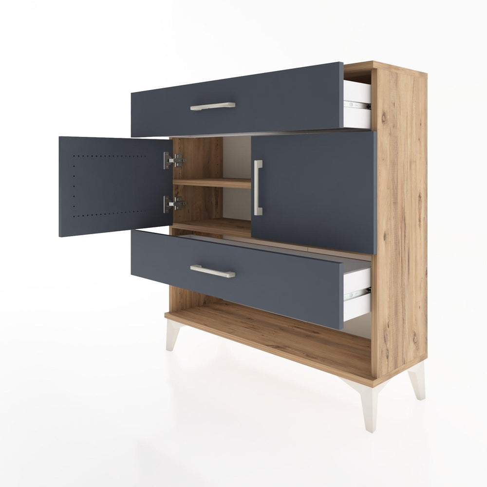 Woodntry Modüler Şifonyer Çam 88x30x84 cm Fonksiyonel F38-3