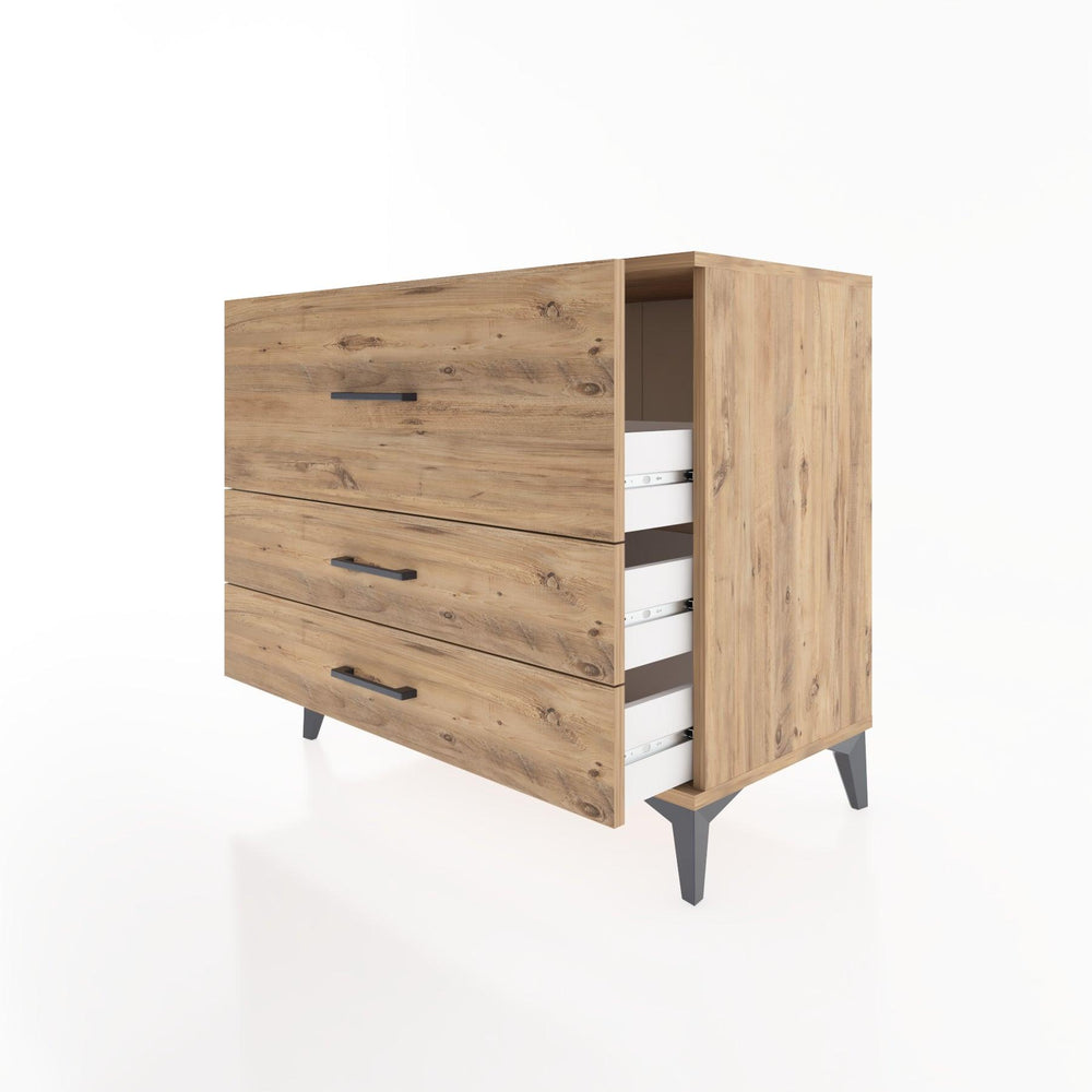 Woodntry Modüler Şifonyer Çam 88x44x68 cm Çekmeceli C38-3