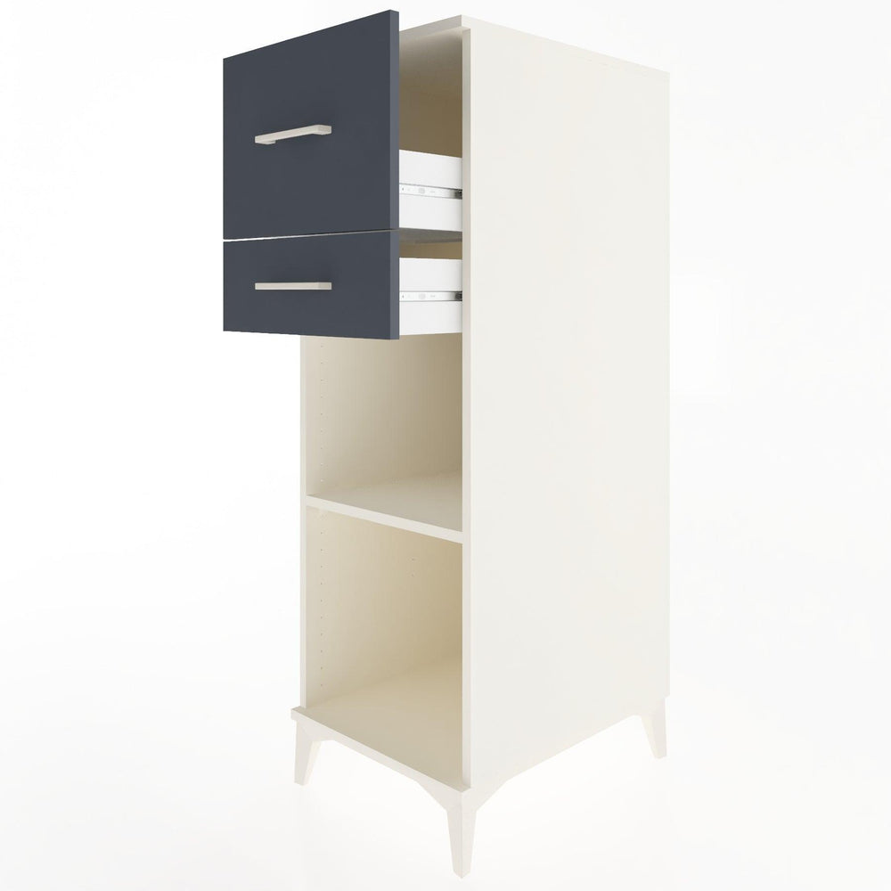Woodntry Modular Cabinet Moonstone 44x30x122 cm with Drawers and Shelves CR89-1