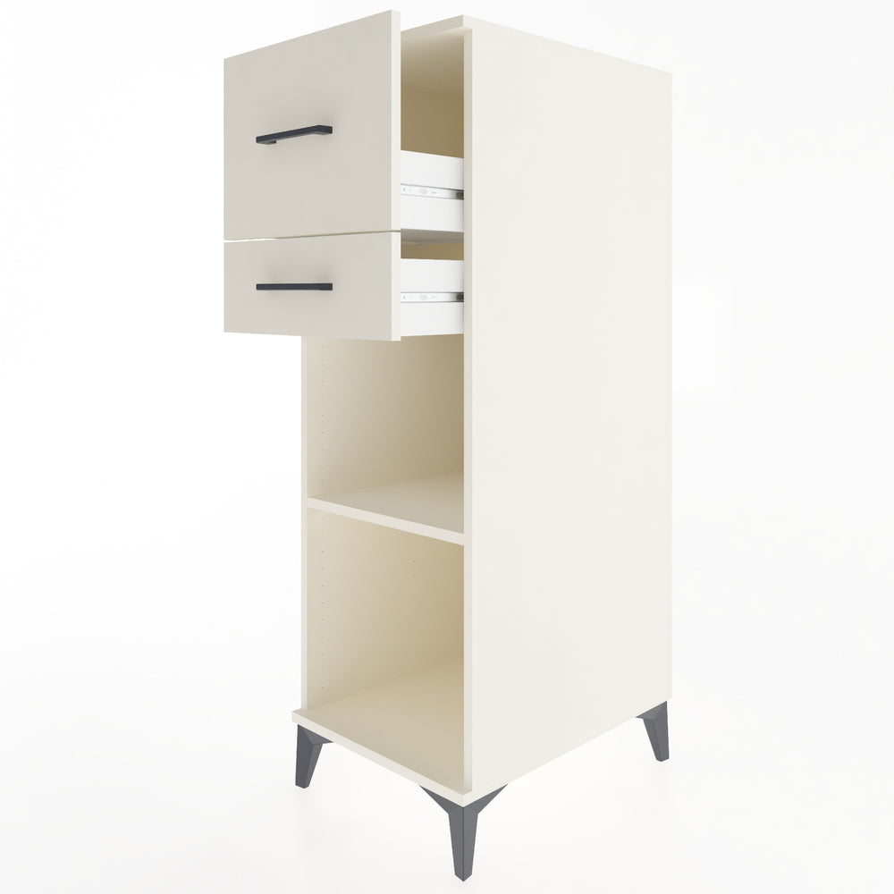 Woodntry Modular Cabinet Moonstone 44x59x122 cm with Drawers and Shelves CR89-1