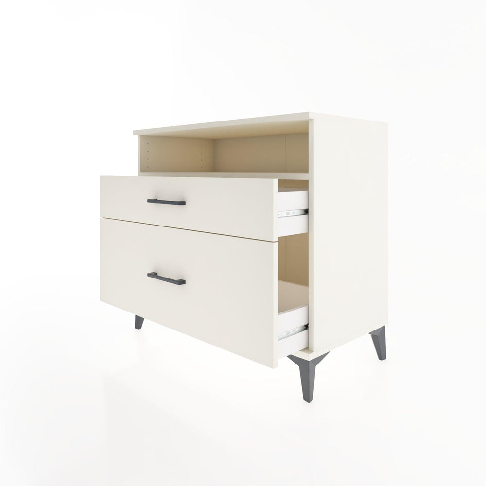 Woodntry Modular Dresser Moonstone 88x44x68 cm with Drawers and Shelves CR39-1