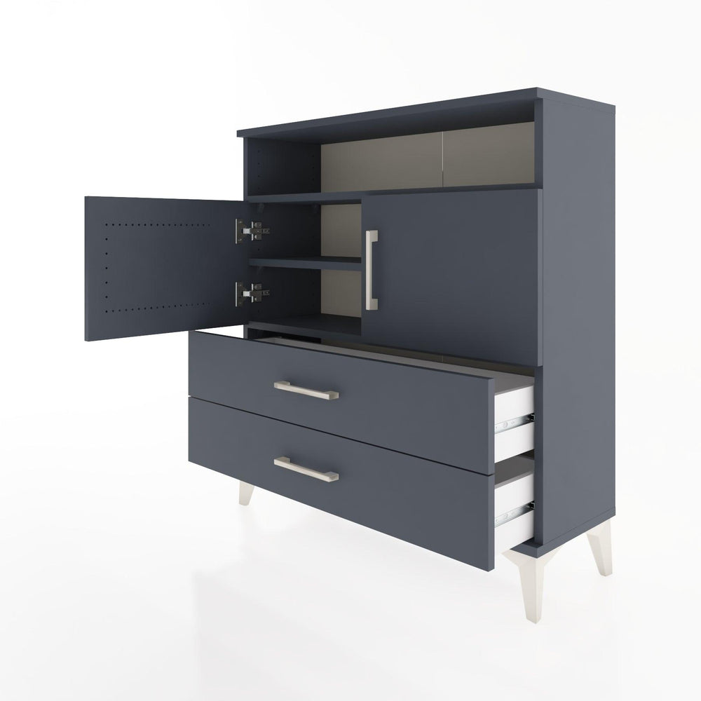 Woodntry Modular Dresser Anthracite 88x30x84 cm Functional F39-2