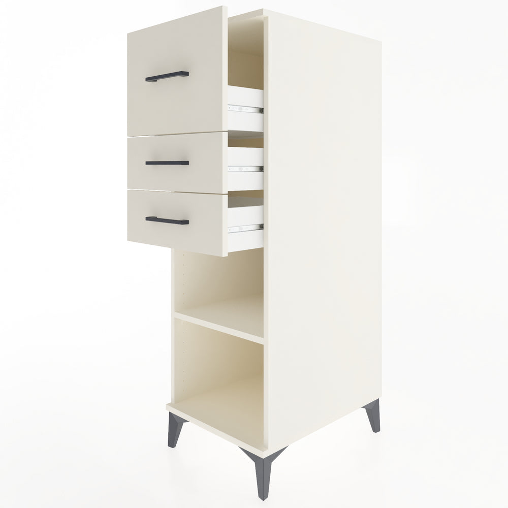 Woodntry Modüler Dolap Aytaşı 44x59x122 cm Çekmeceli ve Raflı CR90-1