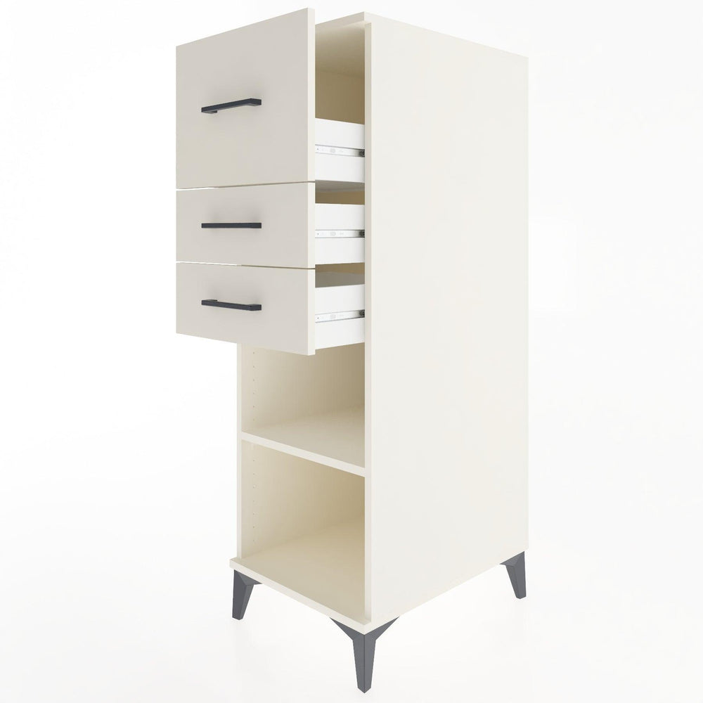 Woodntry Modular Cabinet Moonstone 44x30x122 cm with Drawers and Shelves CR90-1