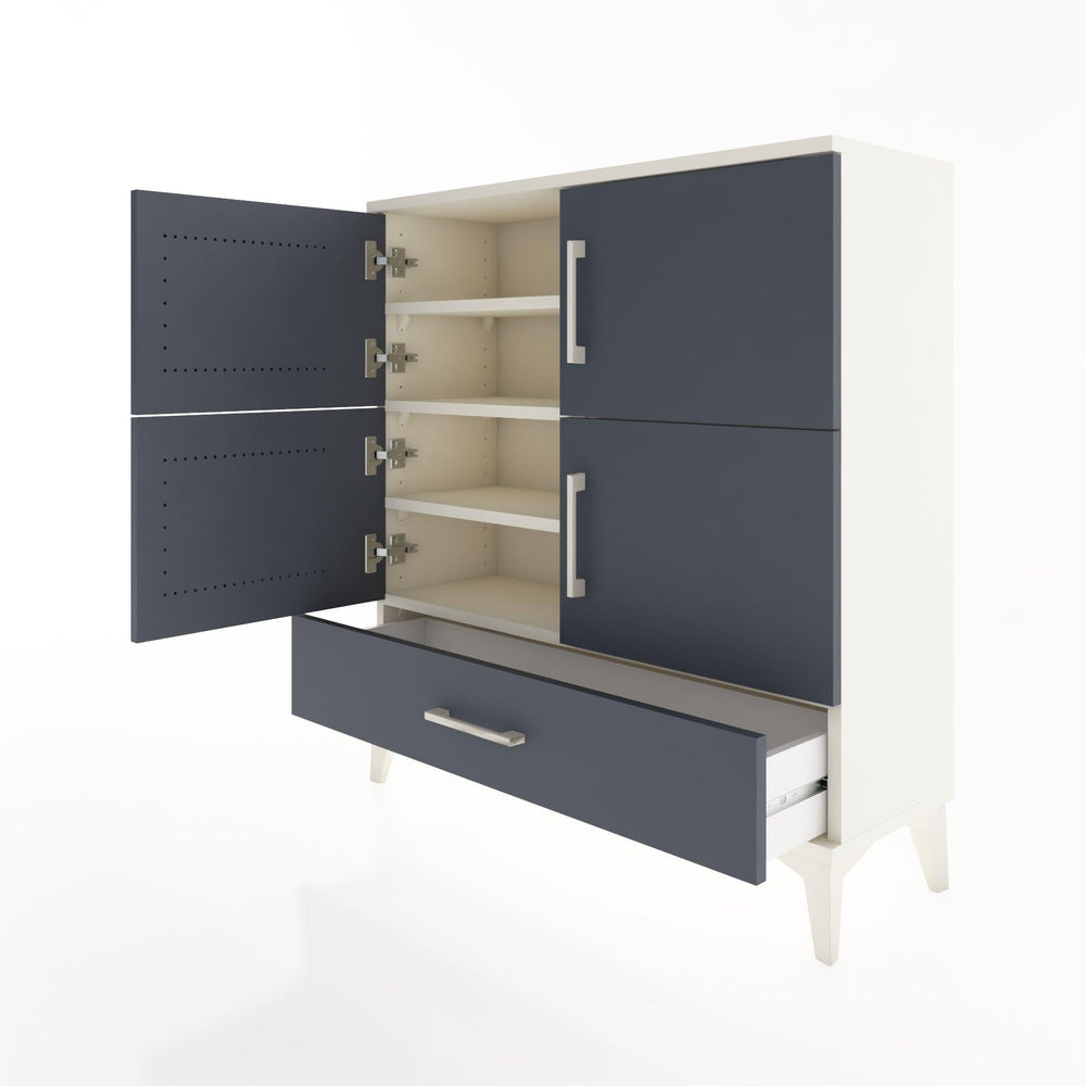 Woodntry Modüler Şifonyer Aytaşı 88x30x84 cm Kapaklı ve Çekmeceli KC41-1