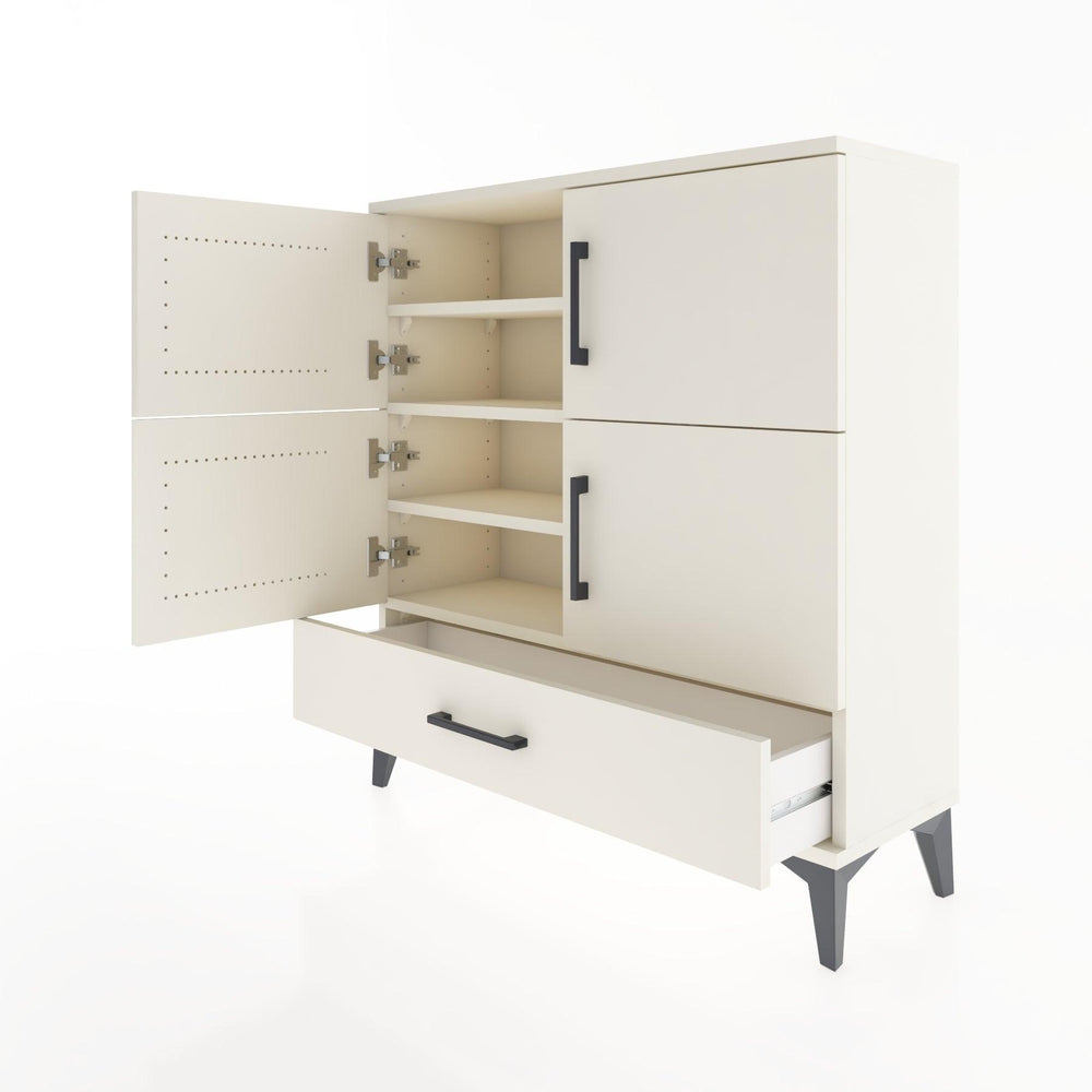 Woodntry Modüler Şifonyer Aytaşı 88x30x84 cm Kapaklı ve Çekmeceli KC41-1