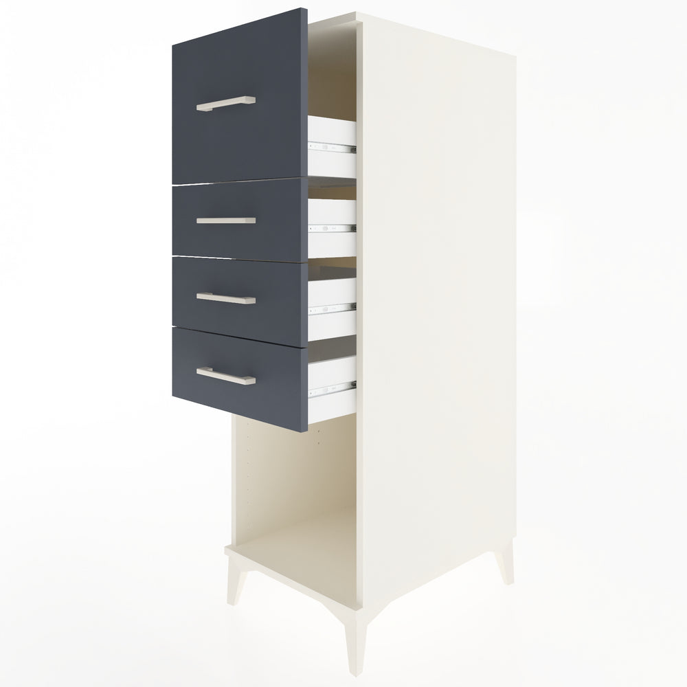 Woodntry Modular Cabinet Moonstone 44x59x122 cm with Drawers and Shelves CR93-1