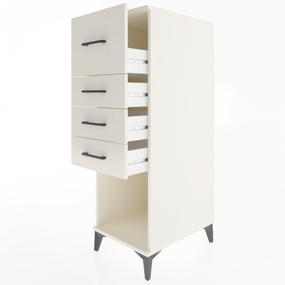 Woodntry Modular Cabinet Moonstone 44x30x122 cm with Drawers and Shelves CR93-1