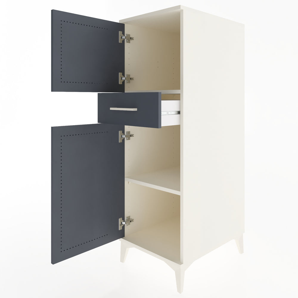 Woodntry Modüler Dolap Aytaşı 44x59x122 cm Kapaklı ve Çekmeceli KC45-1