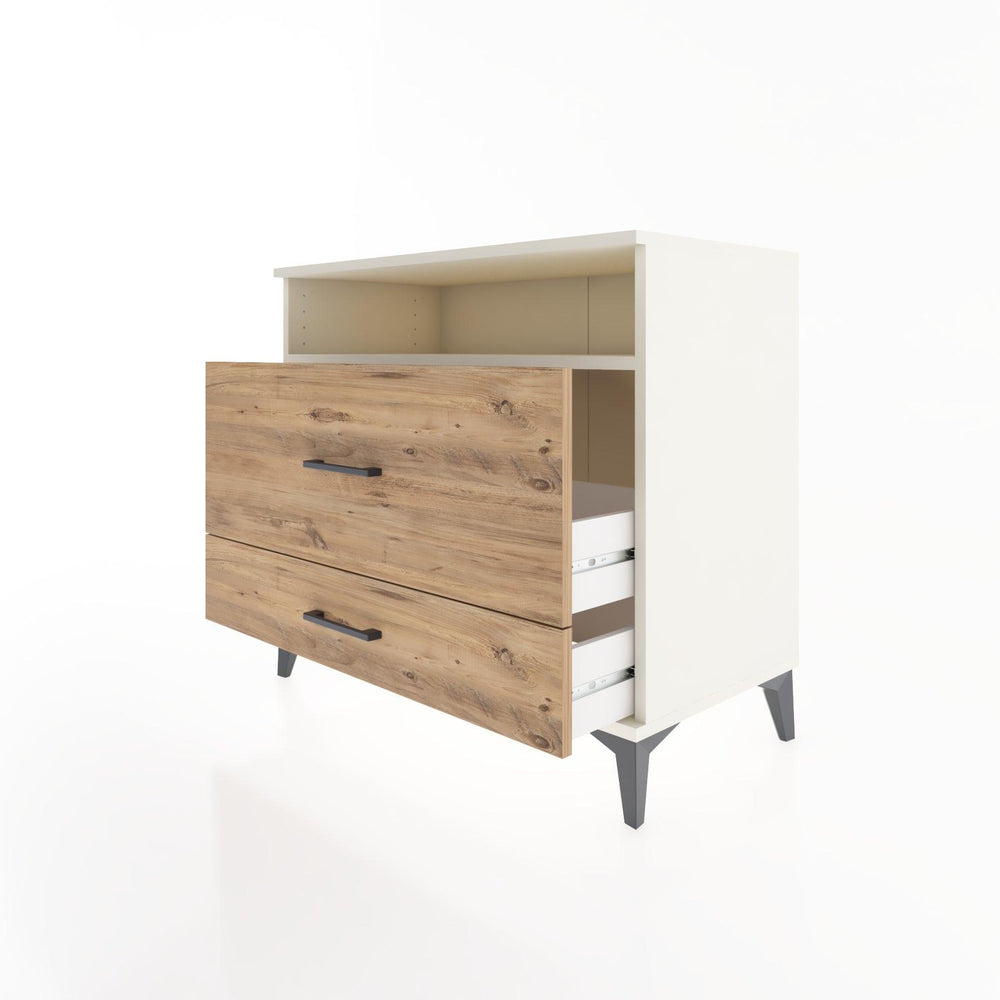 Woodntry Modular Dresser Moonstone 88x44x68 cm with Drawers and Shelves CR45-1