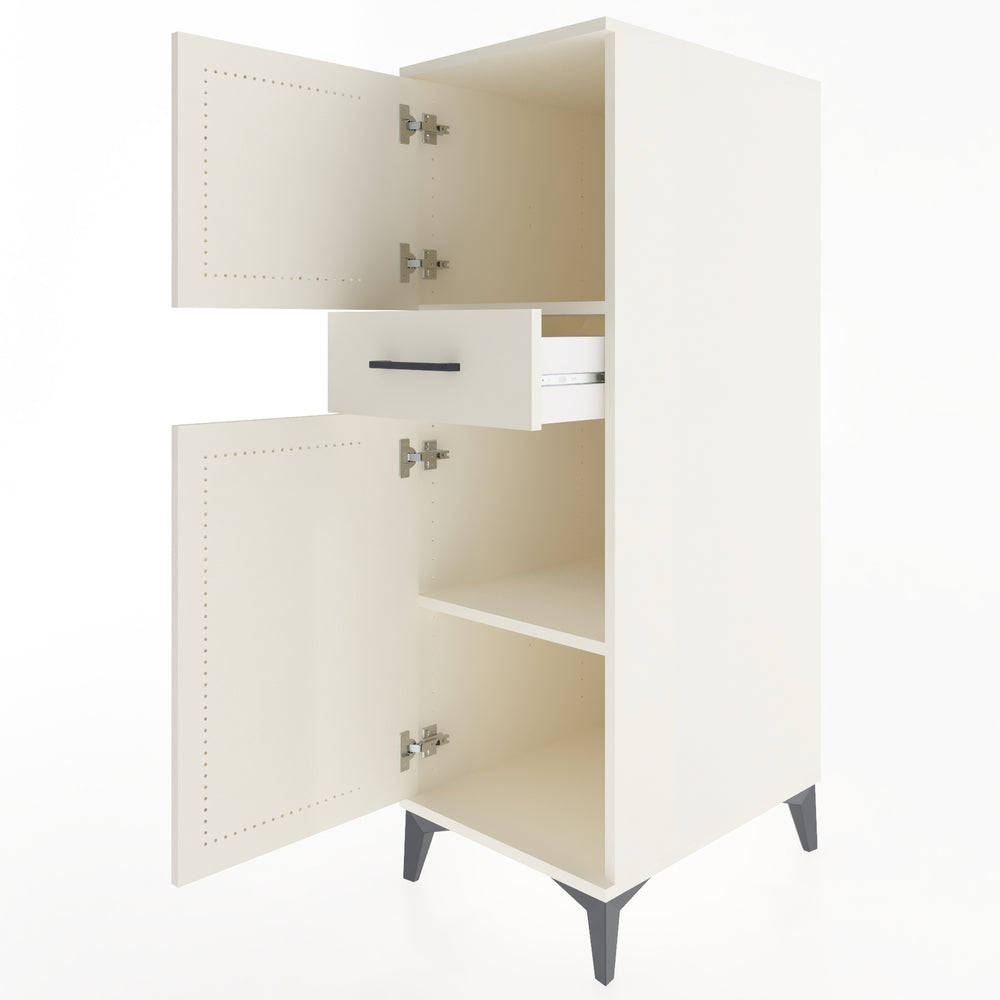 Woodntry Modüler Dolap Aytaşı 44x59x122 cm Kapaklı ve Çekmeceli KC45-1